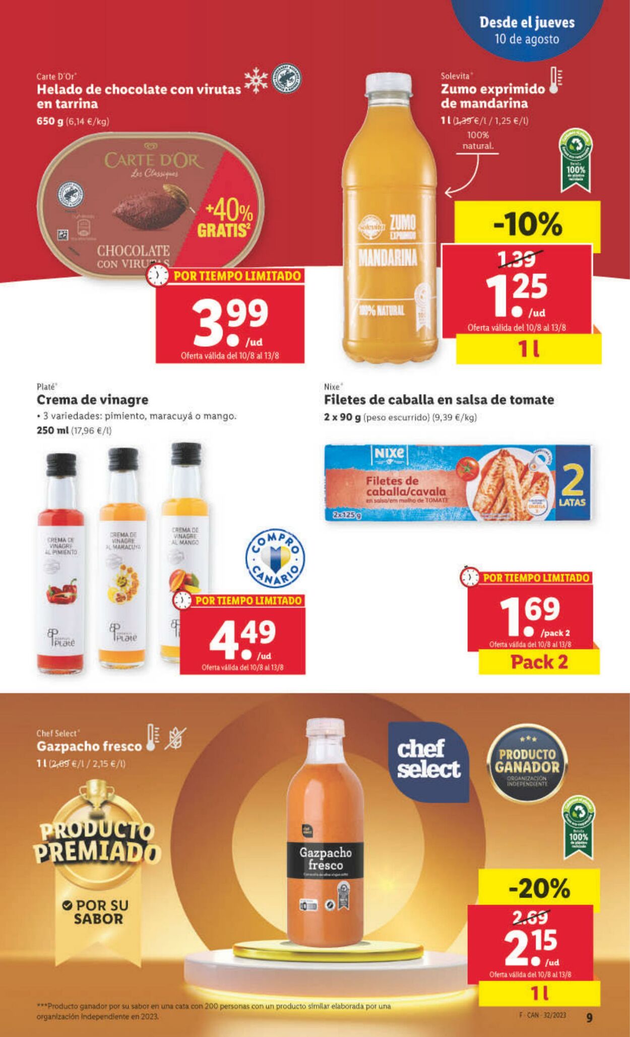 Folleto Lidl 10.08.2023 - 16.08.2023