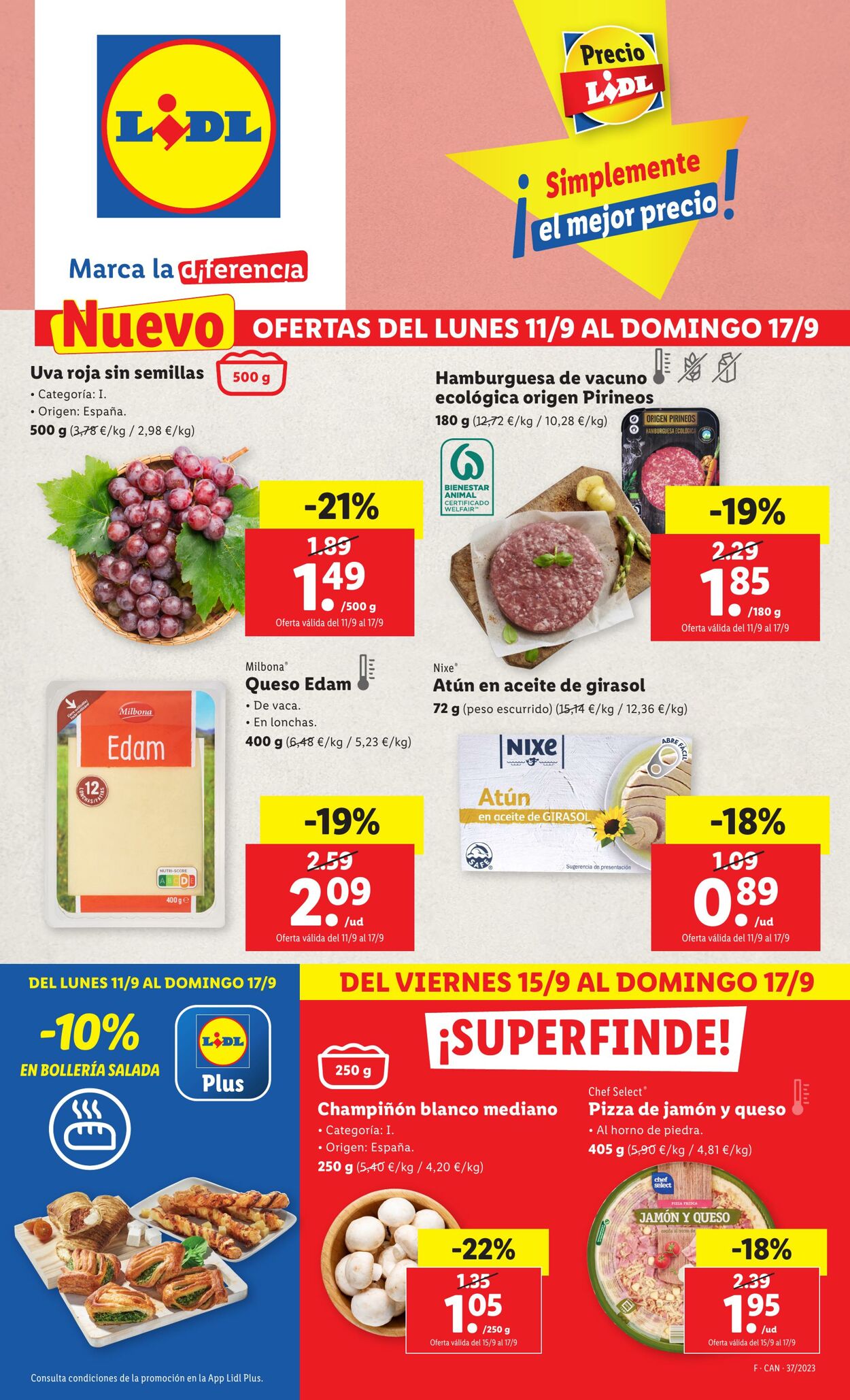 Folleto Lidl 11.09.2023 - 17.09.2023