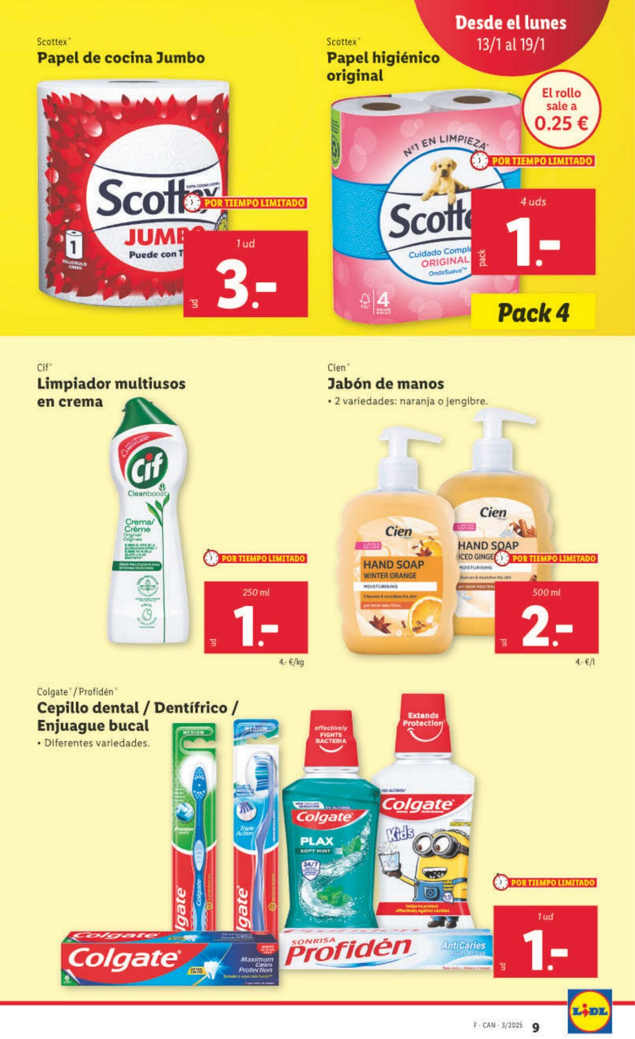 Folleto Lidl 13.01.2025 - 19.01.2025