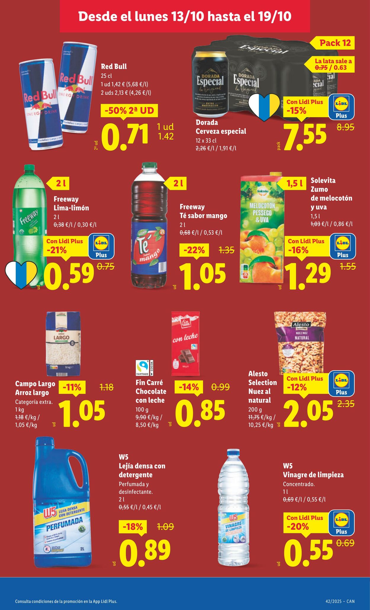 Folleto Lidl 13.10.2025 - 19.10.2025