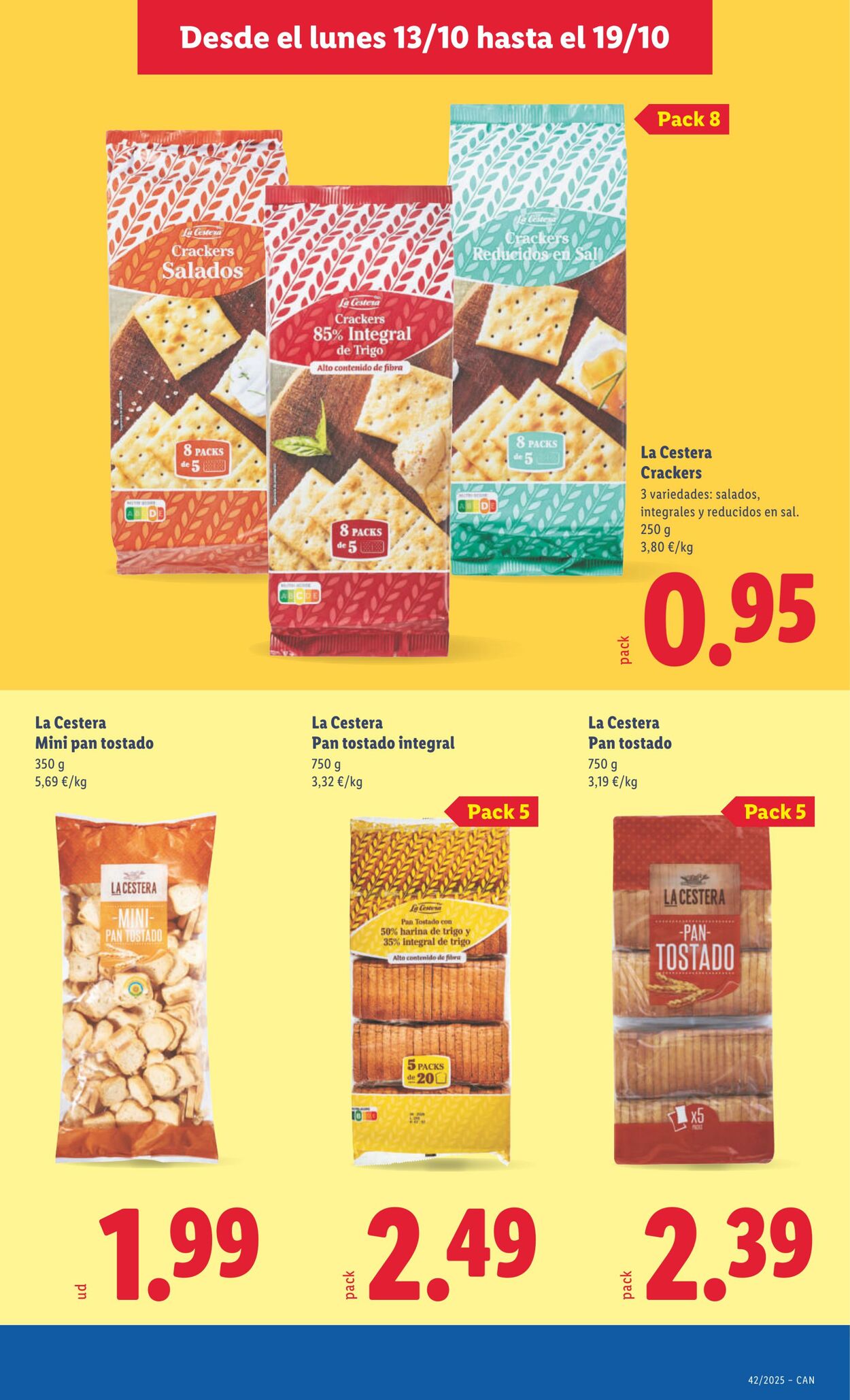 Folleto Lidl 13.10.2025 - 19.10.2025