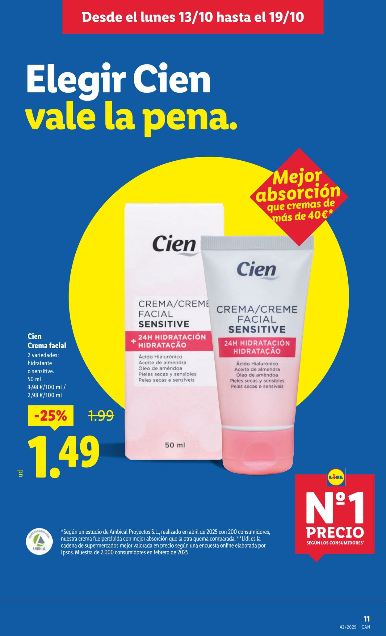 Folleto Lidl 13.10.2025 - 19.10.2025