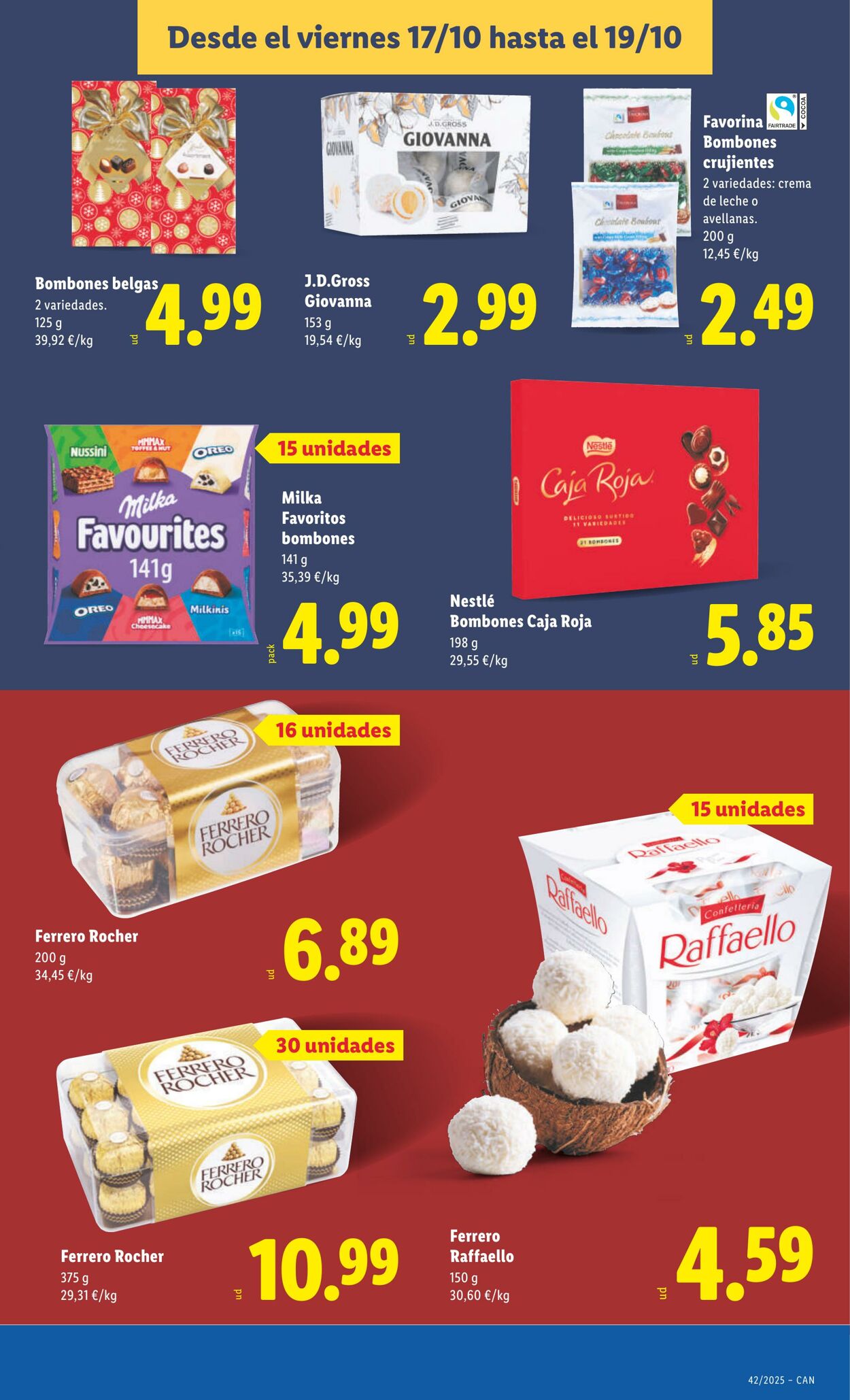 Folleto Lidl 13.10.2025 - 19.10.2025