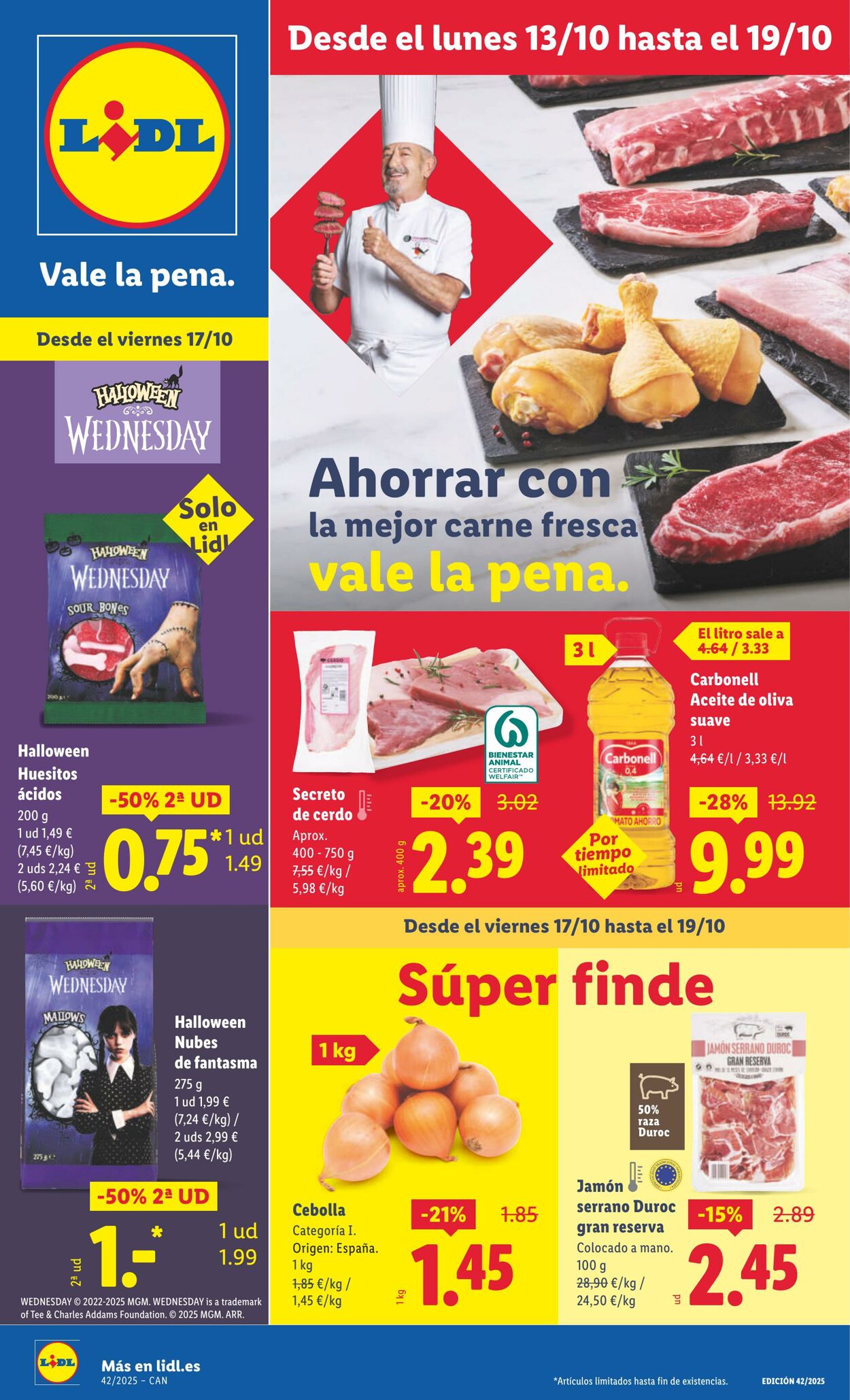 Folleto Lidl 13.10.2025 - 19.10.2025