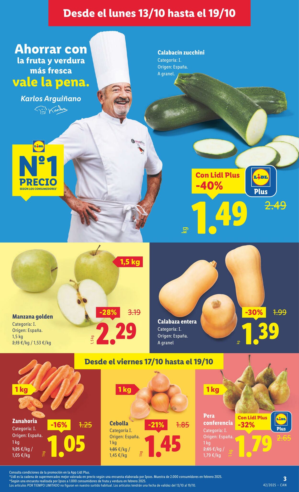 Folleto Lidl 13.10.2025 - 19.10.2025