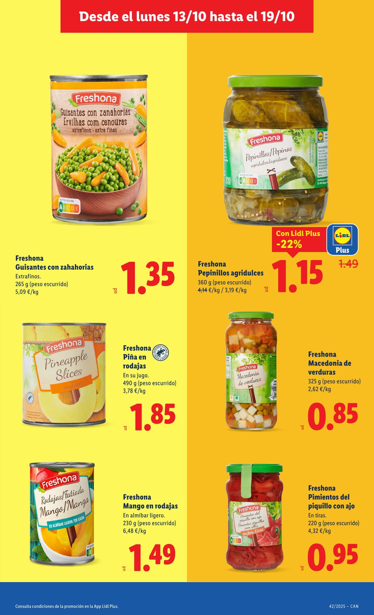 Folleto Lidl 13.10.2025 - 19.10.2025