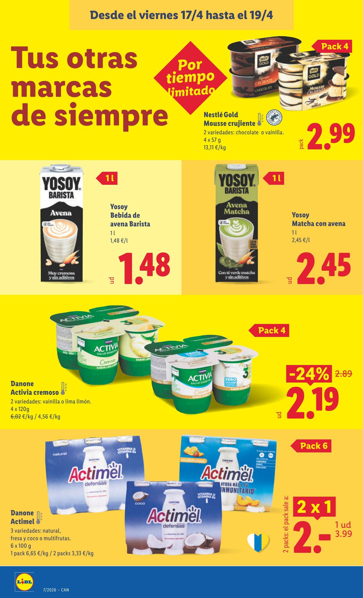 Folleto Lidl 13.04.2026 - 19.04.2026