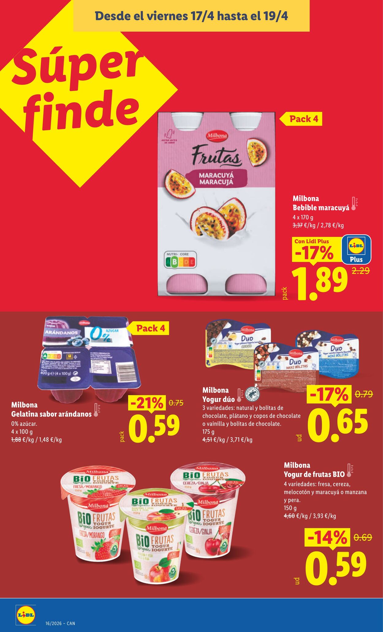 Folleto Lidl 13.04.2026 - 19.04.2026