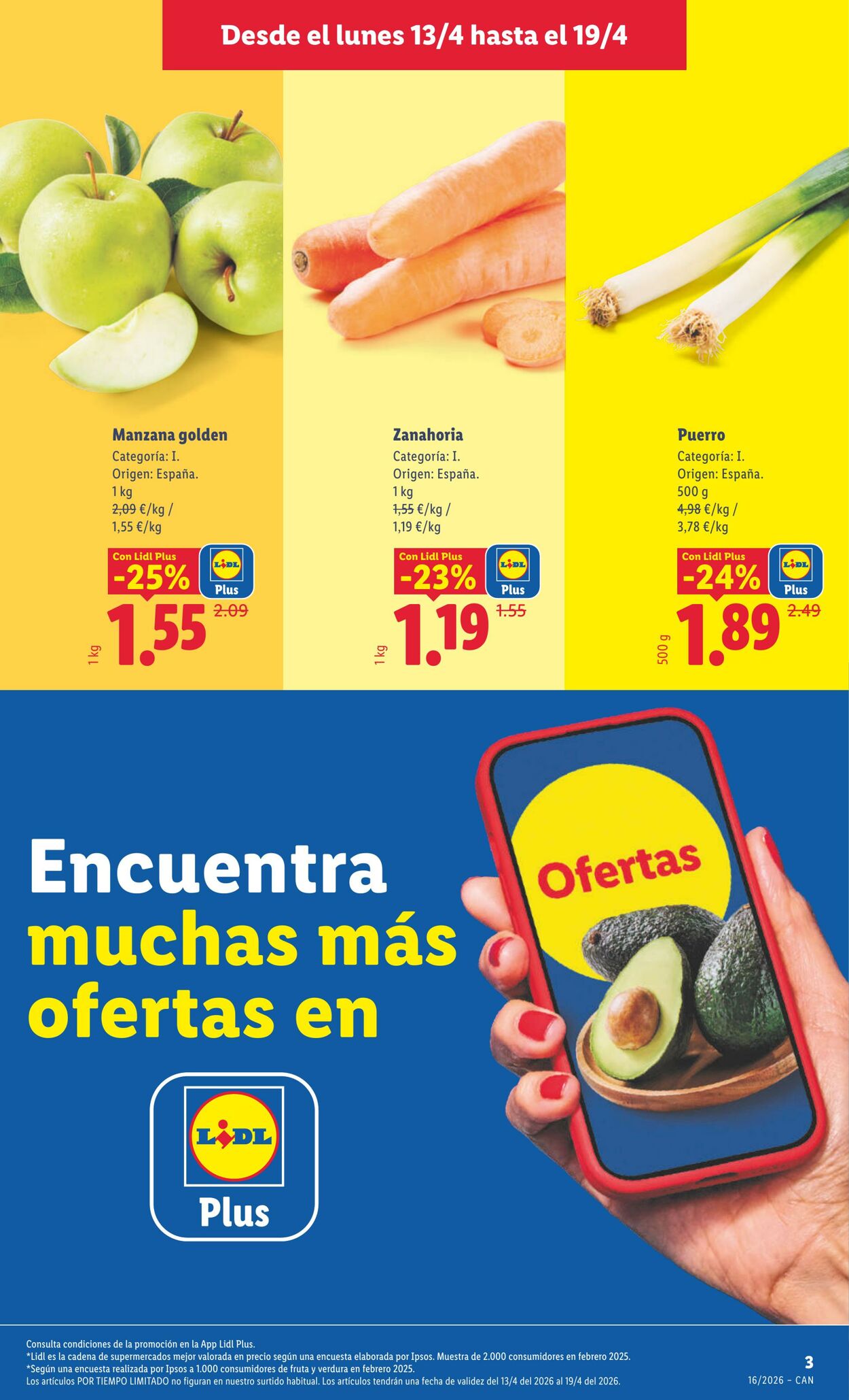 Folleto Lidl 13.04.2026 - 19.04.2026
