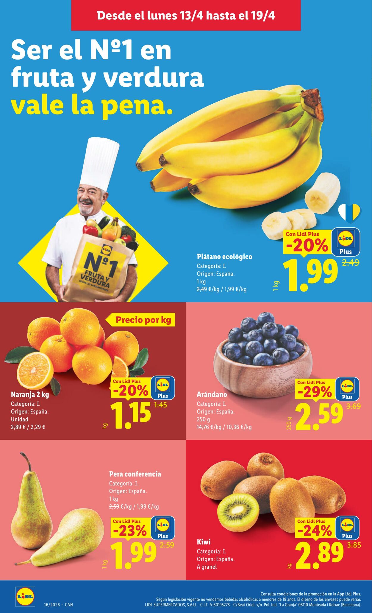 Folleto Lidl 13.04.2026 - 19.04.2026