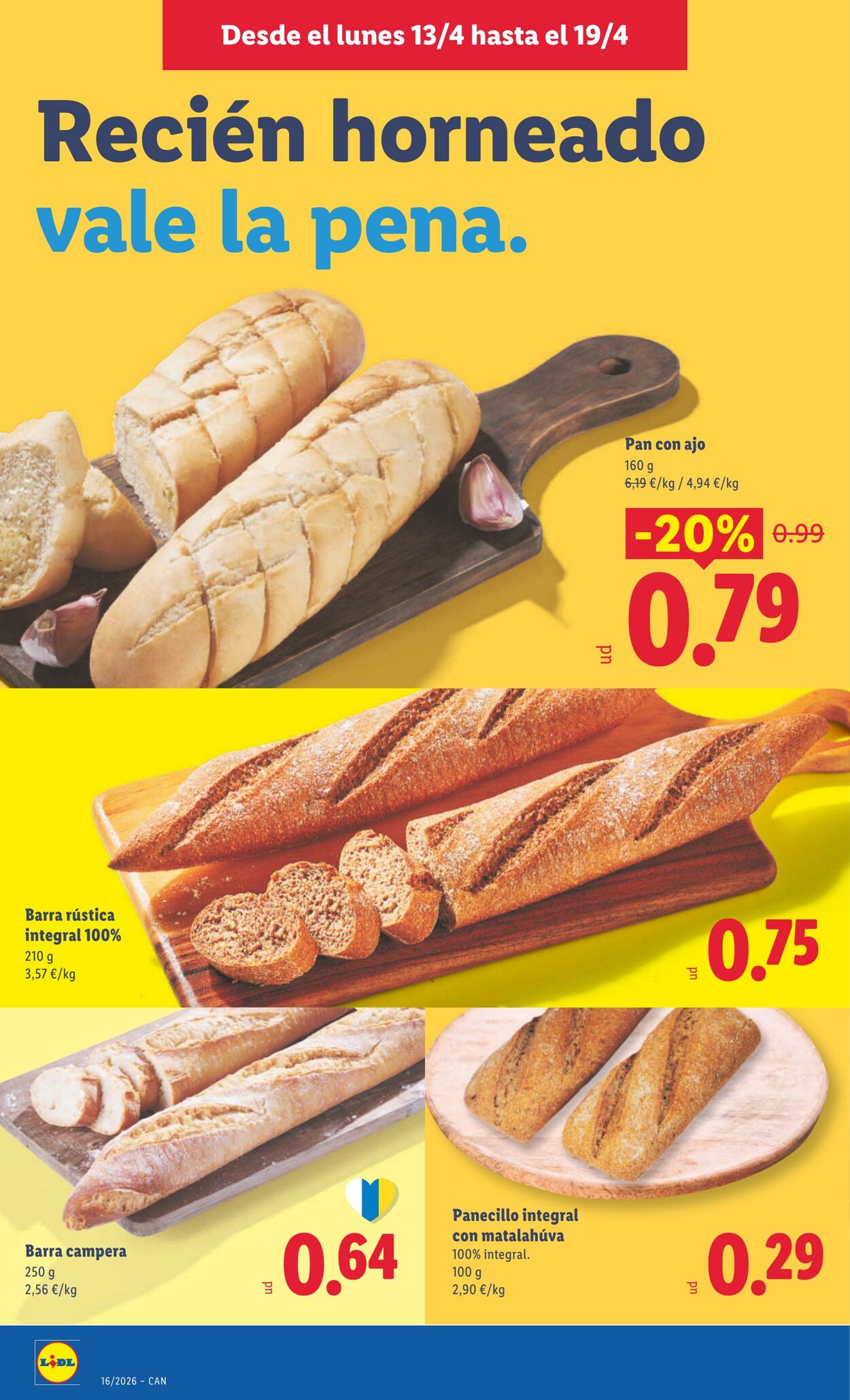 Folleto Lidl 13.04.2026 - 19.04.2026