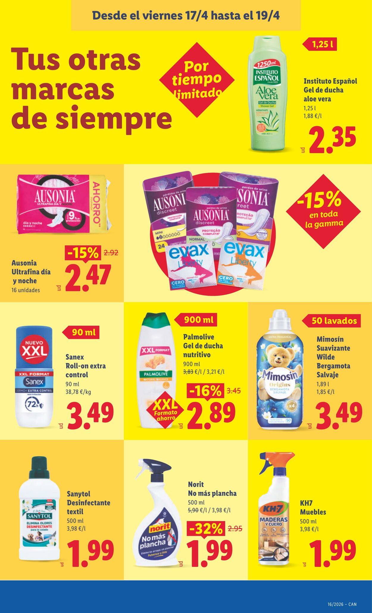 Folleto Lidl 13.04.2026 - 19.04.2026