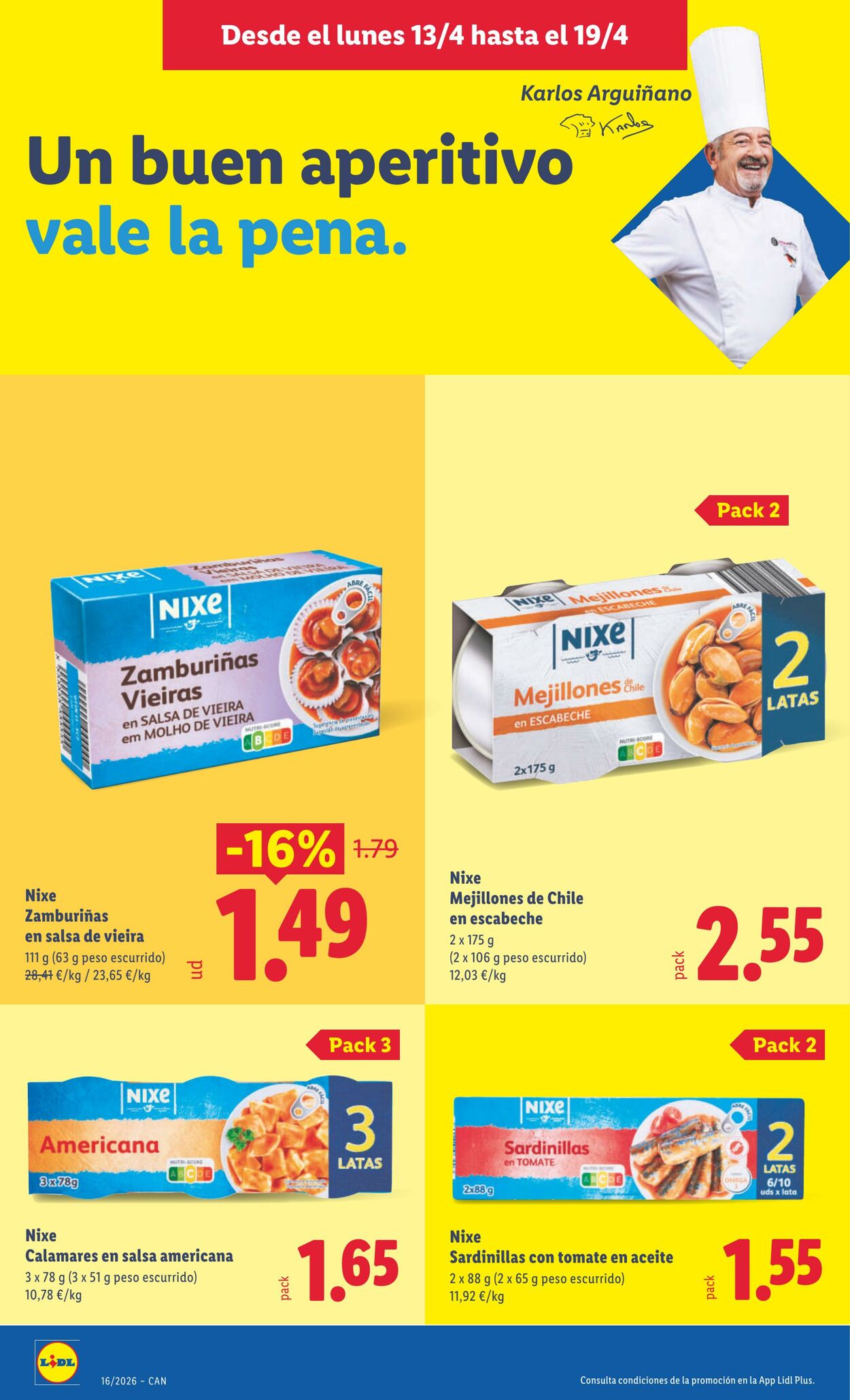 Folleto Lidl 13.04.2026 - 19.04.2026
