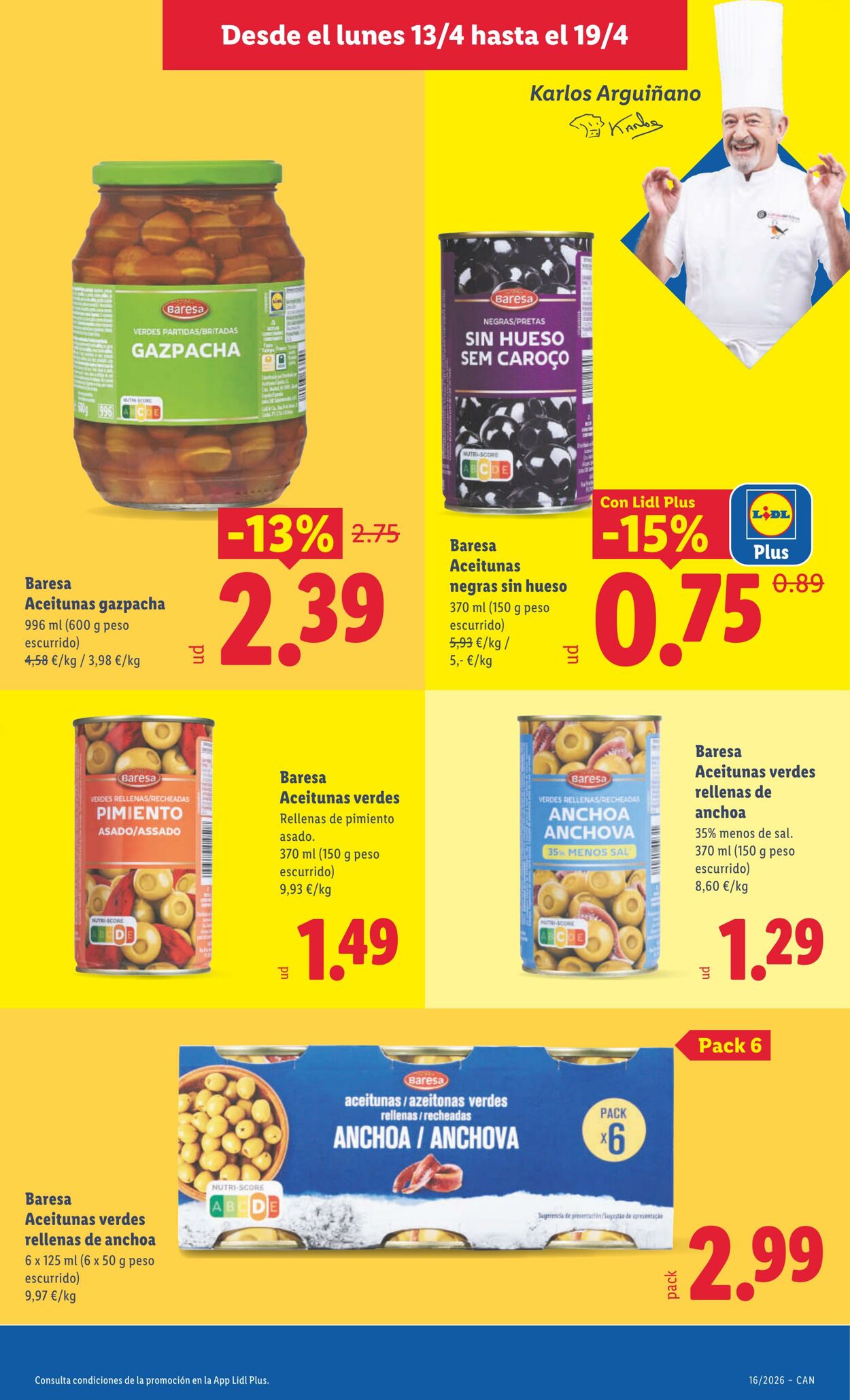 Folleto Lidl 13.04.2026 - 19.04.2026