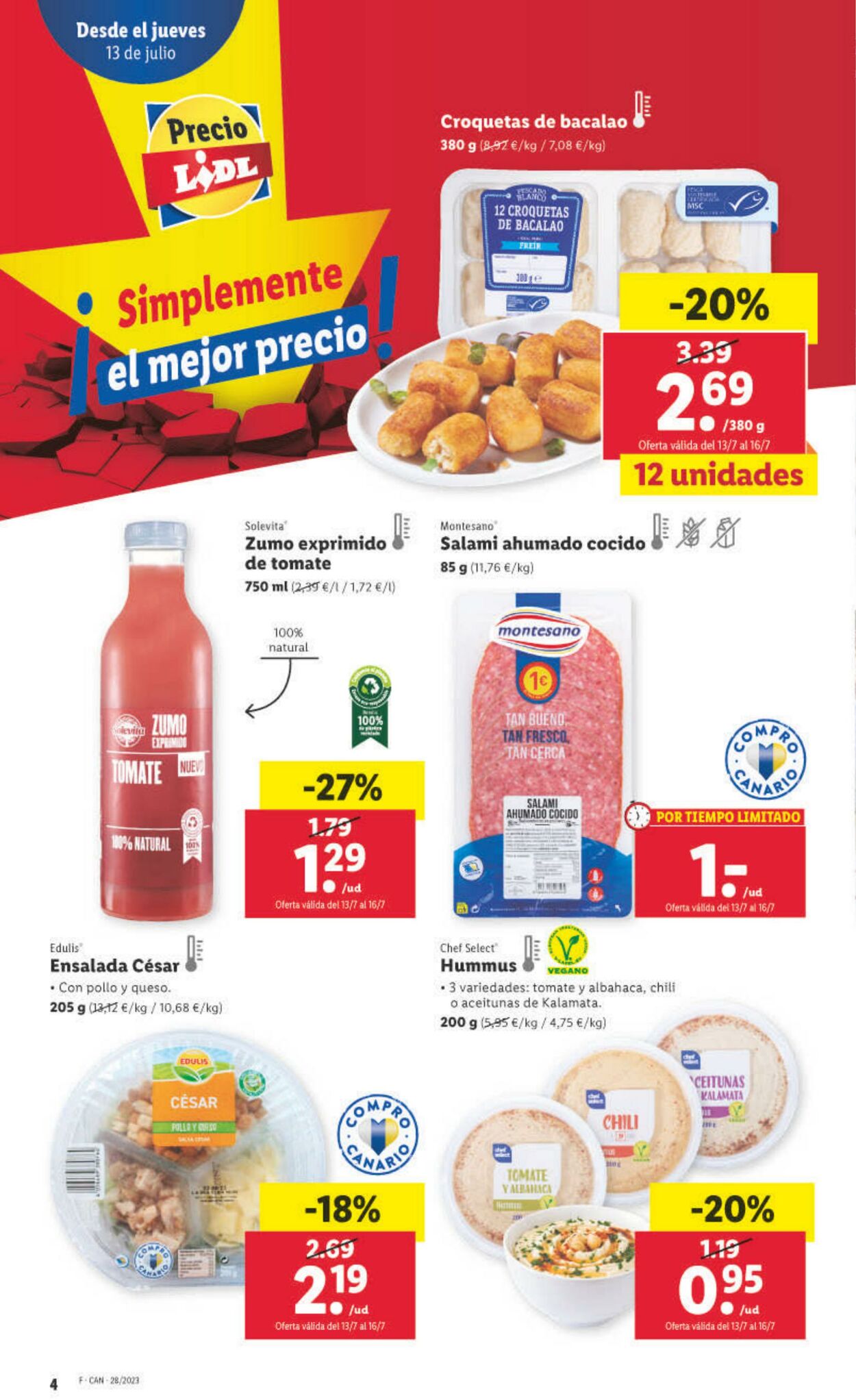 Folleto Lidl 13.07.2023 - 19.07.2023