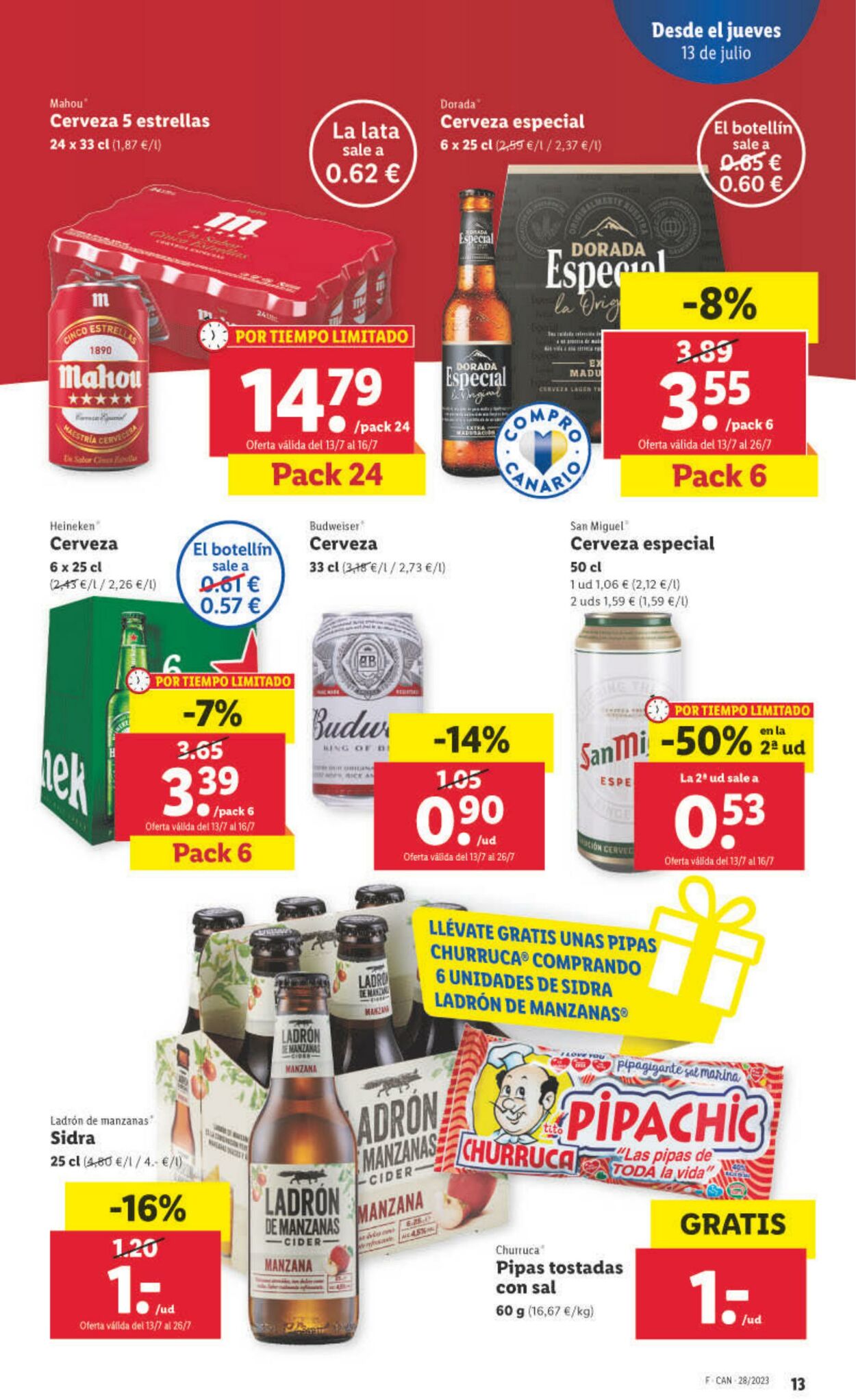 Folleto Lidl 13.07.2023 - 19.07.2023