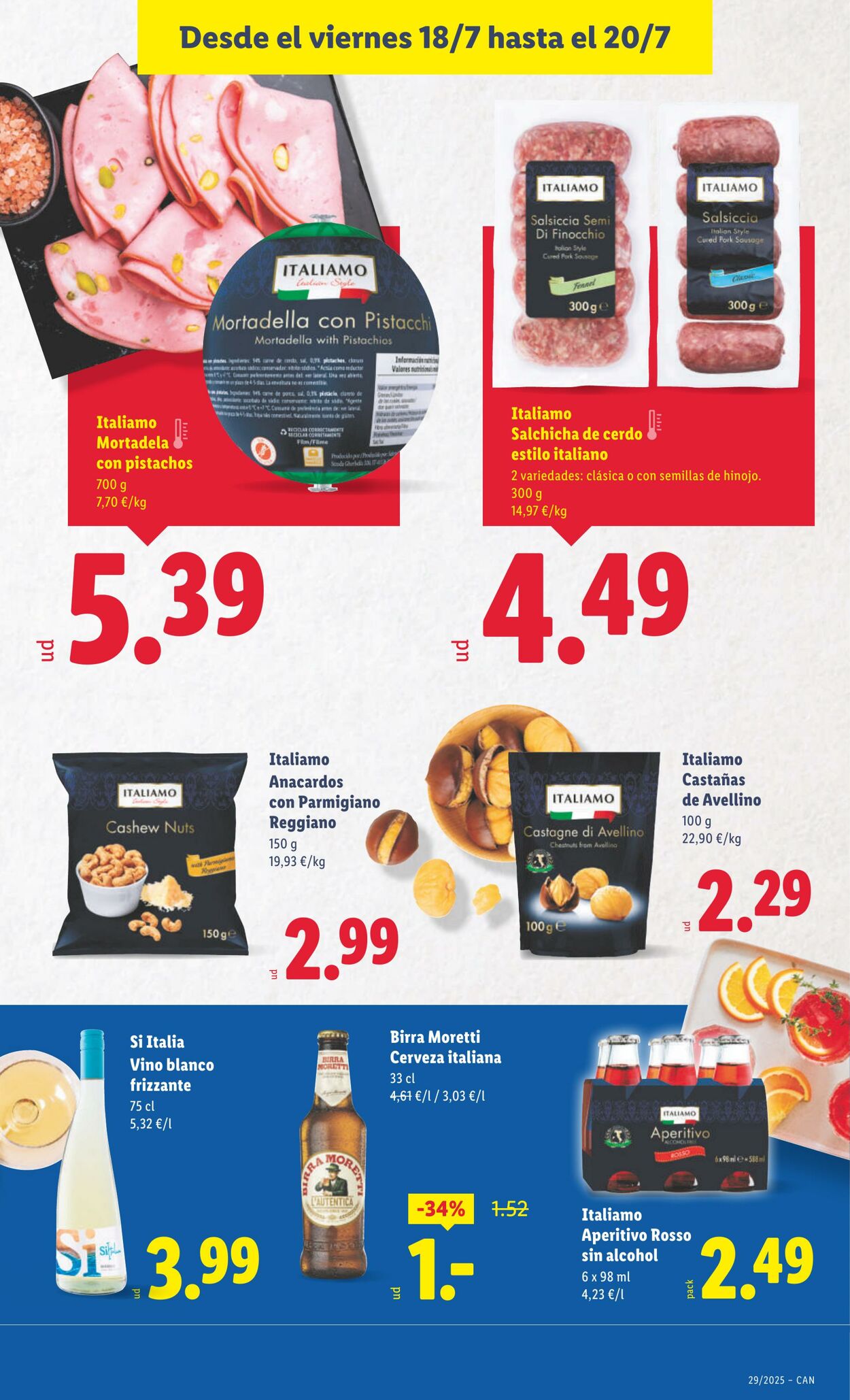 Folleto Lidl 14.07.2025 - 20.07.2025