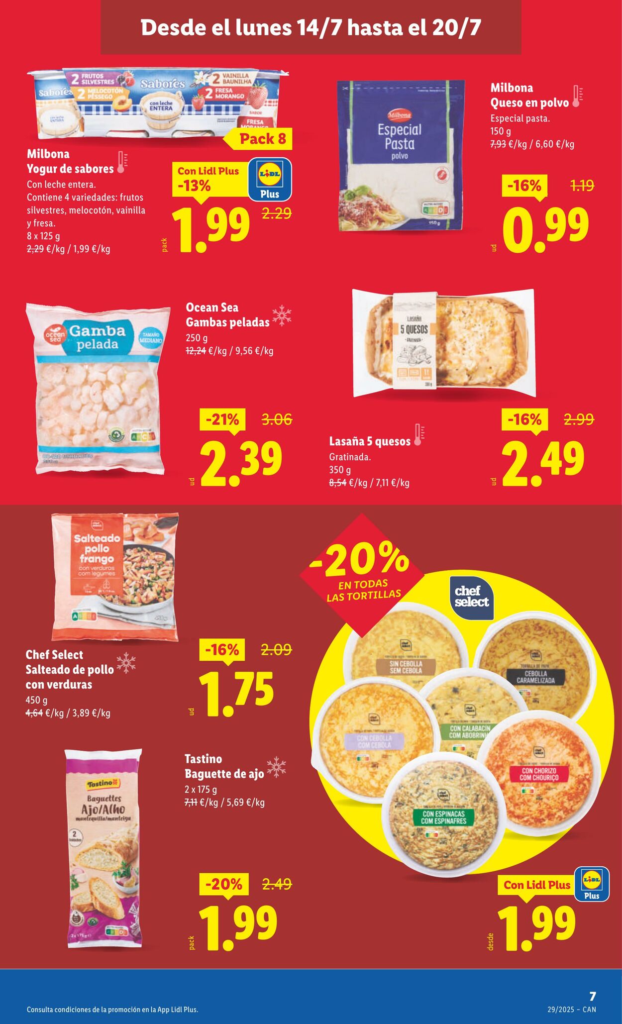 Folleto Lidl 14.07.2025 - 20.07.2025