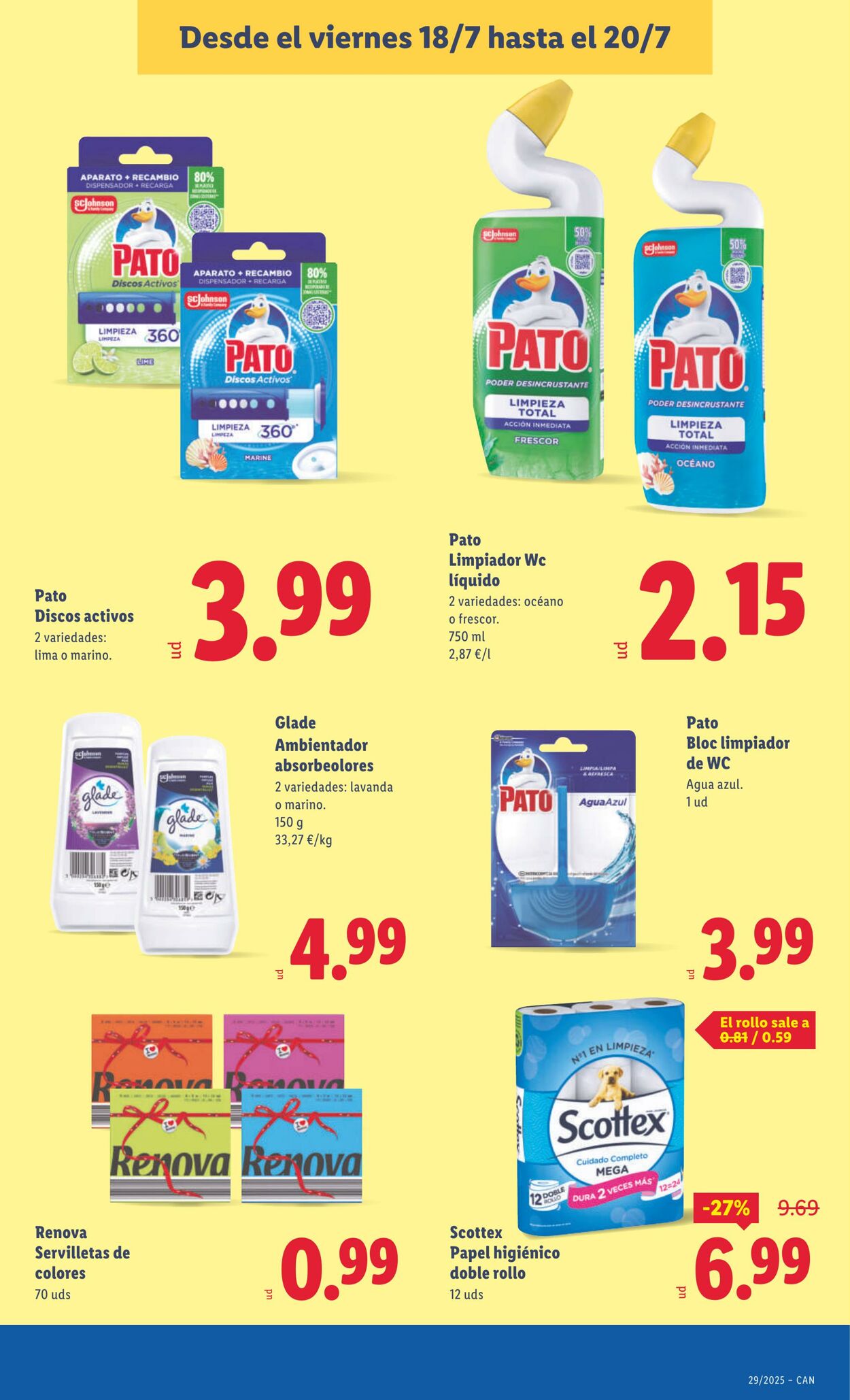 Folleto Lidl 14.07.2025 - 20.07.2025