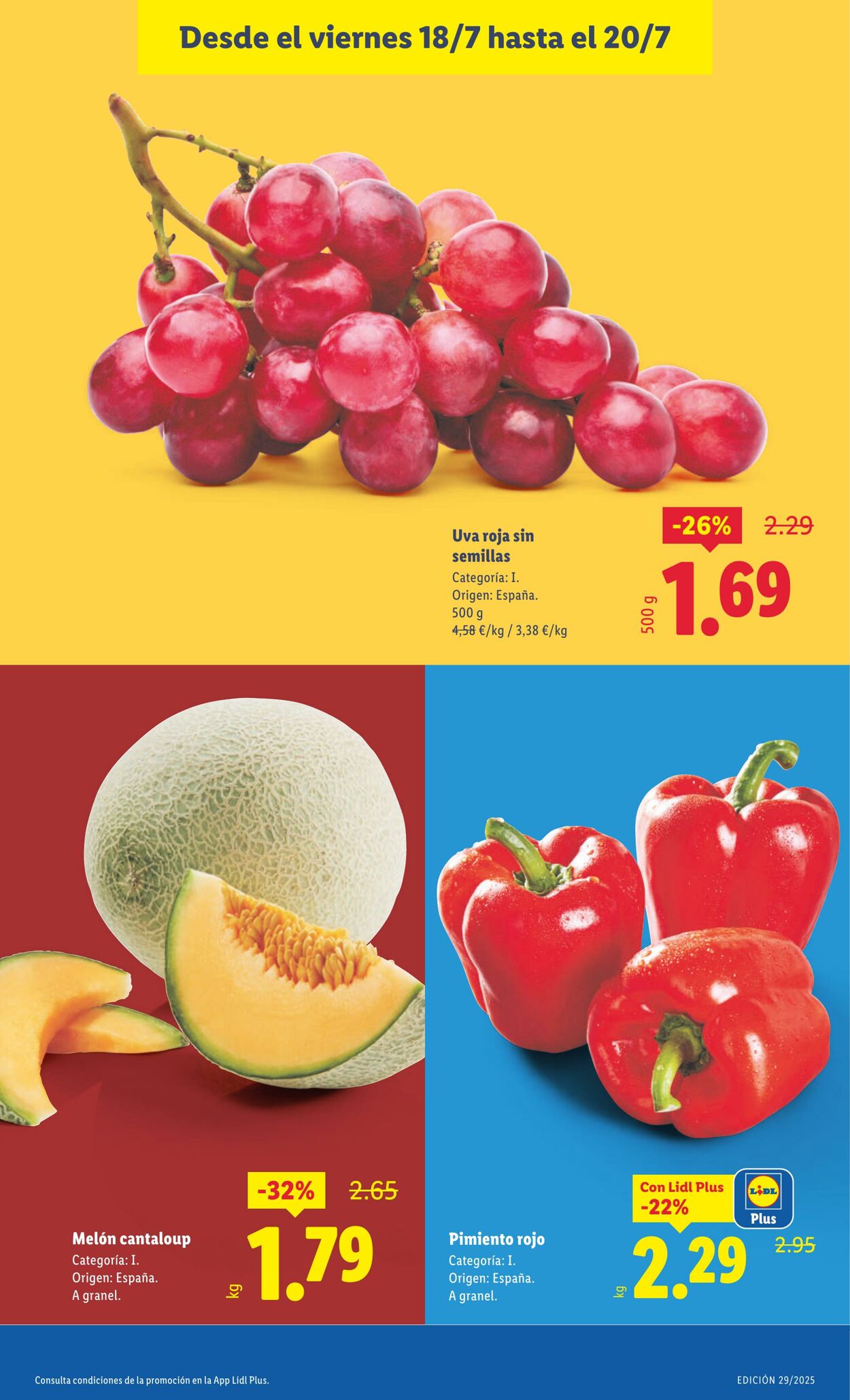 Folleto Lidl 14.07.2025 - 20.07.2025