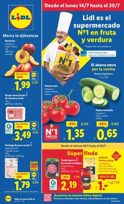Folleto Lidl 14.07.2025 - 20.07.2025