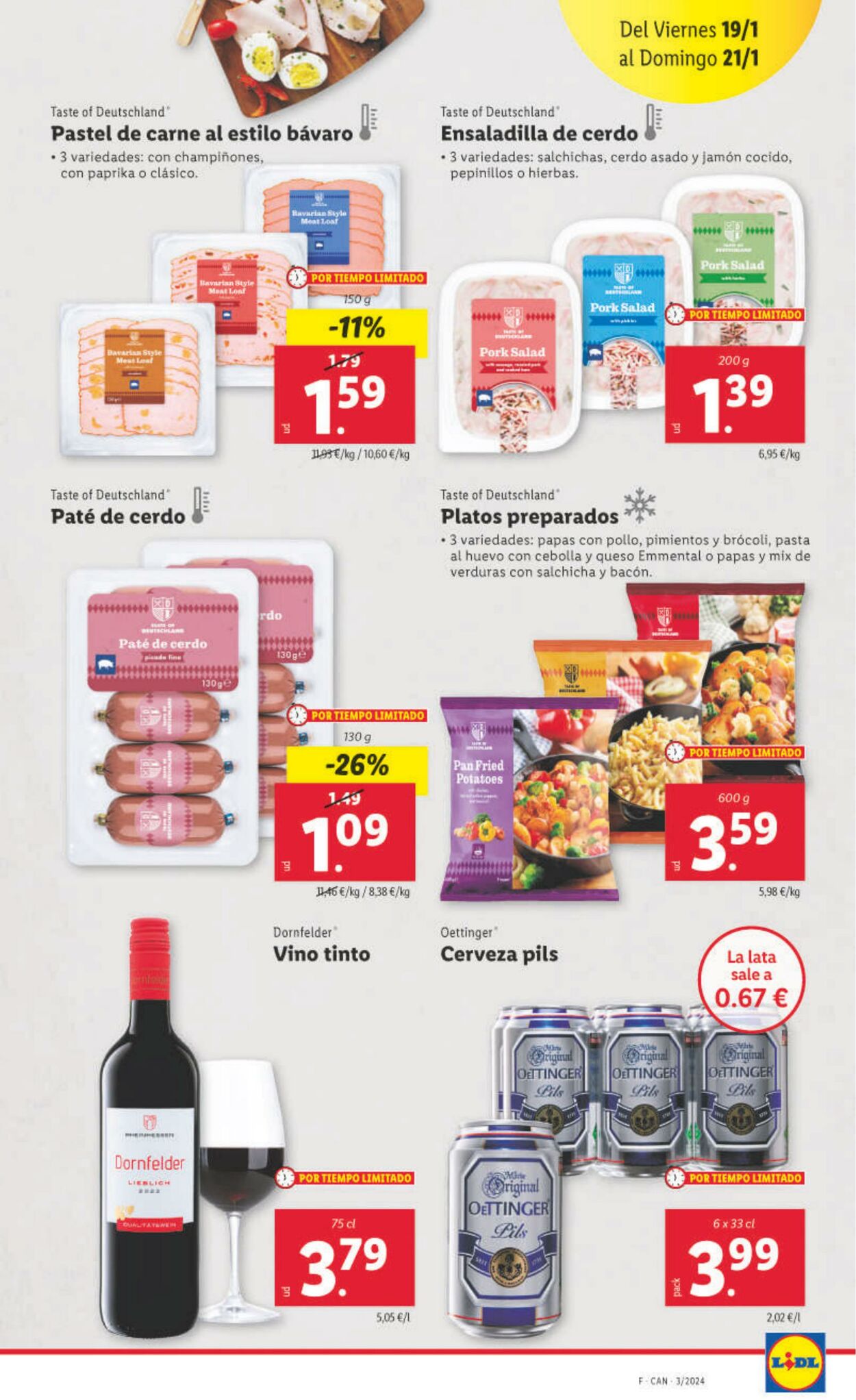 Folleto Lidl 15.01.2024 - 21.01.2024