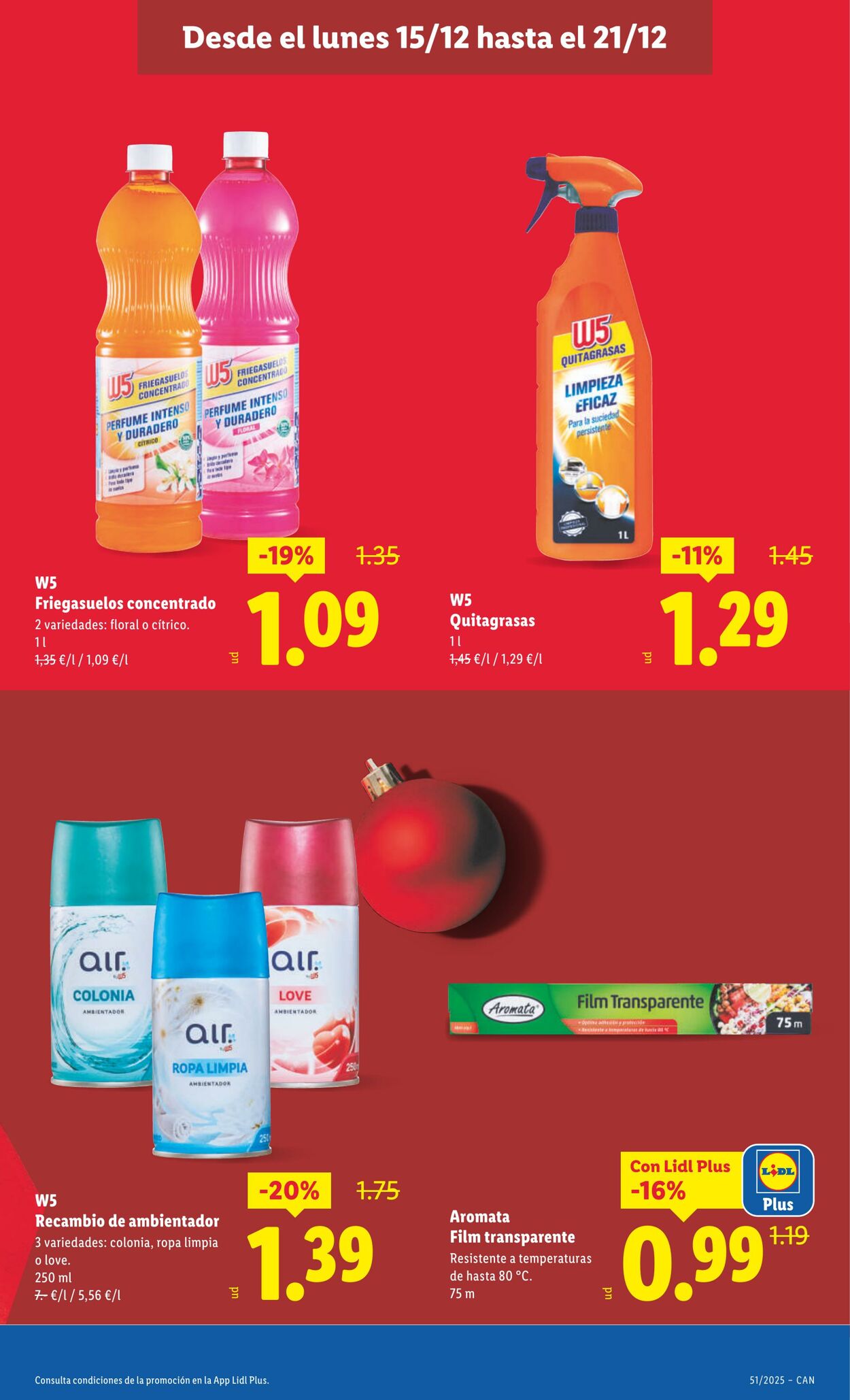 Folleto Lidl 15.12.2025 - 21.12.2025