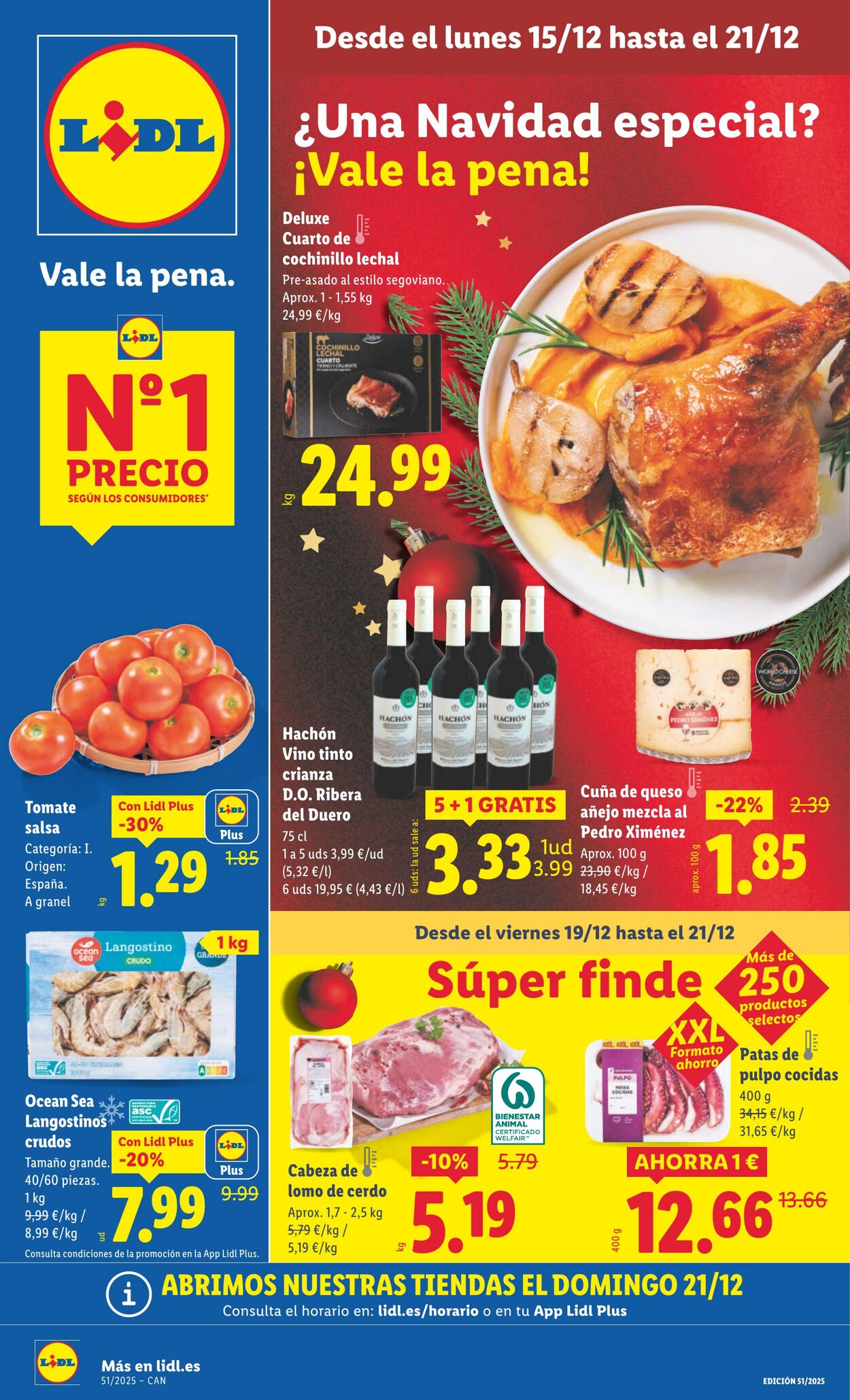 Folleto Lidl 15.12.2025 - 21.12.2025