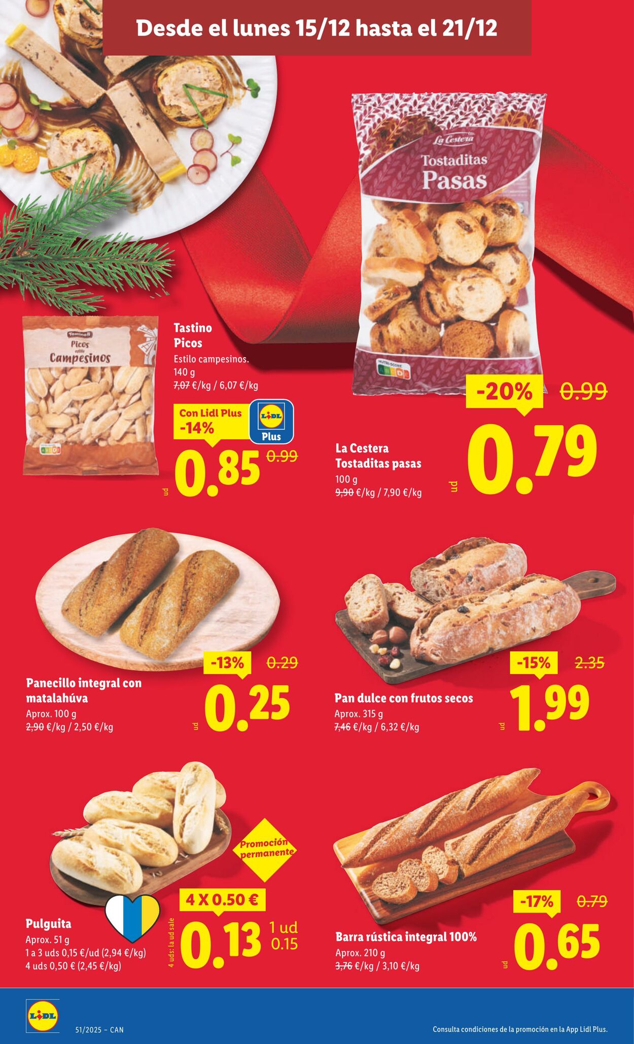 Folleto Lidl 15.12.2025 - 21.12.2025