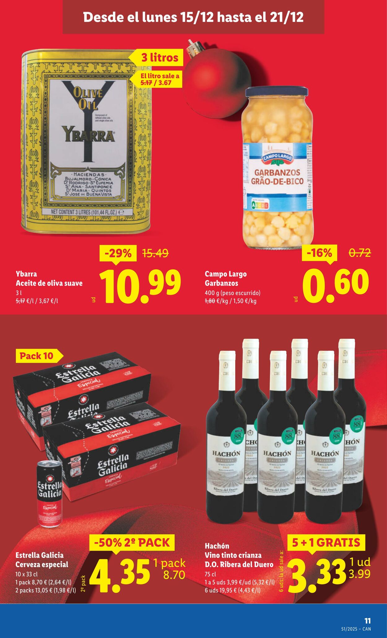 Folleto Lidl 15.12.2025 - 21.12.2025