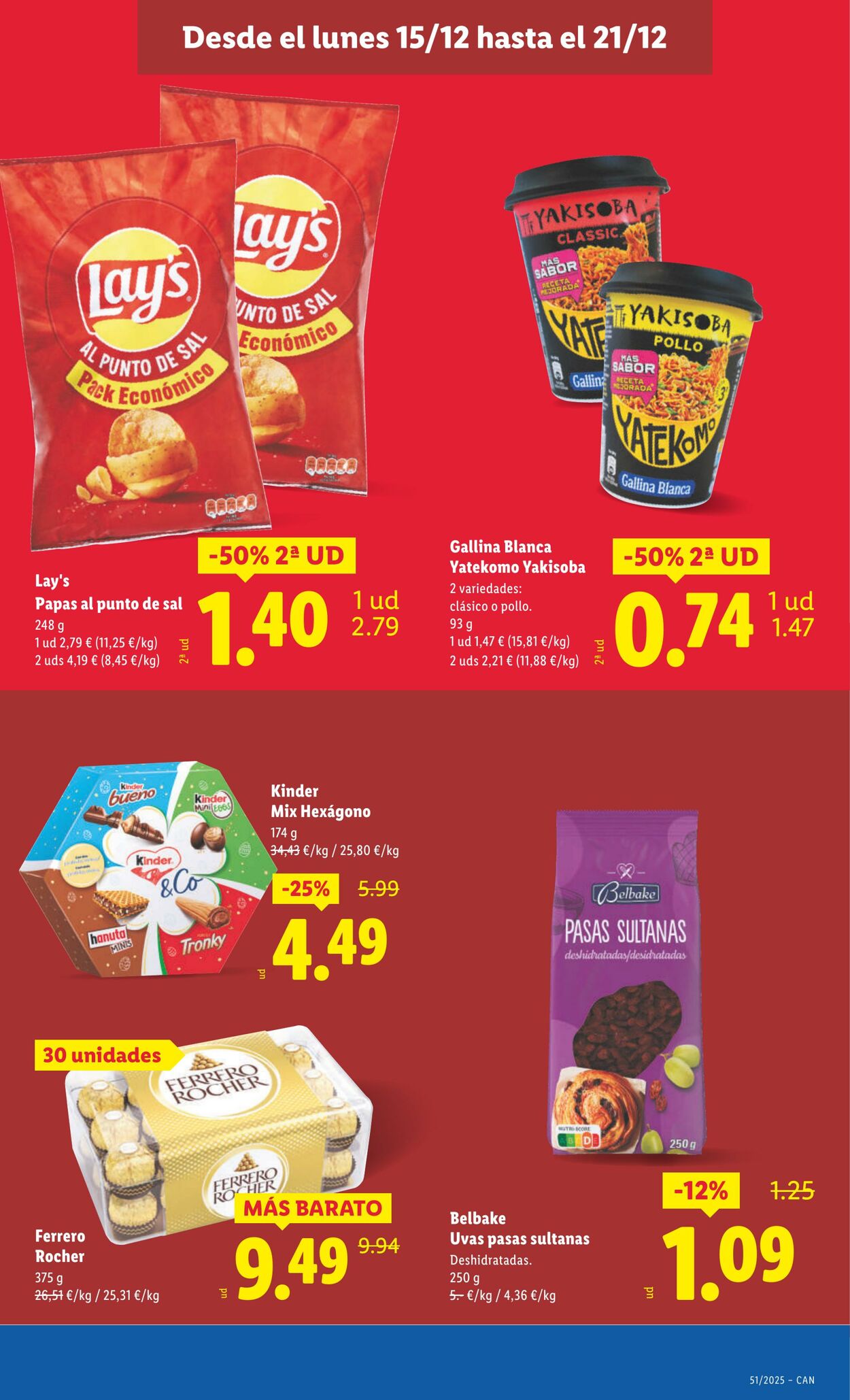 Folleto Lidl 15.12.2025 - 21.12.2025