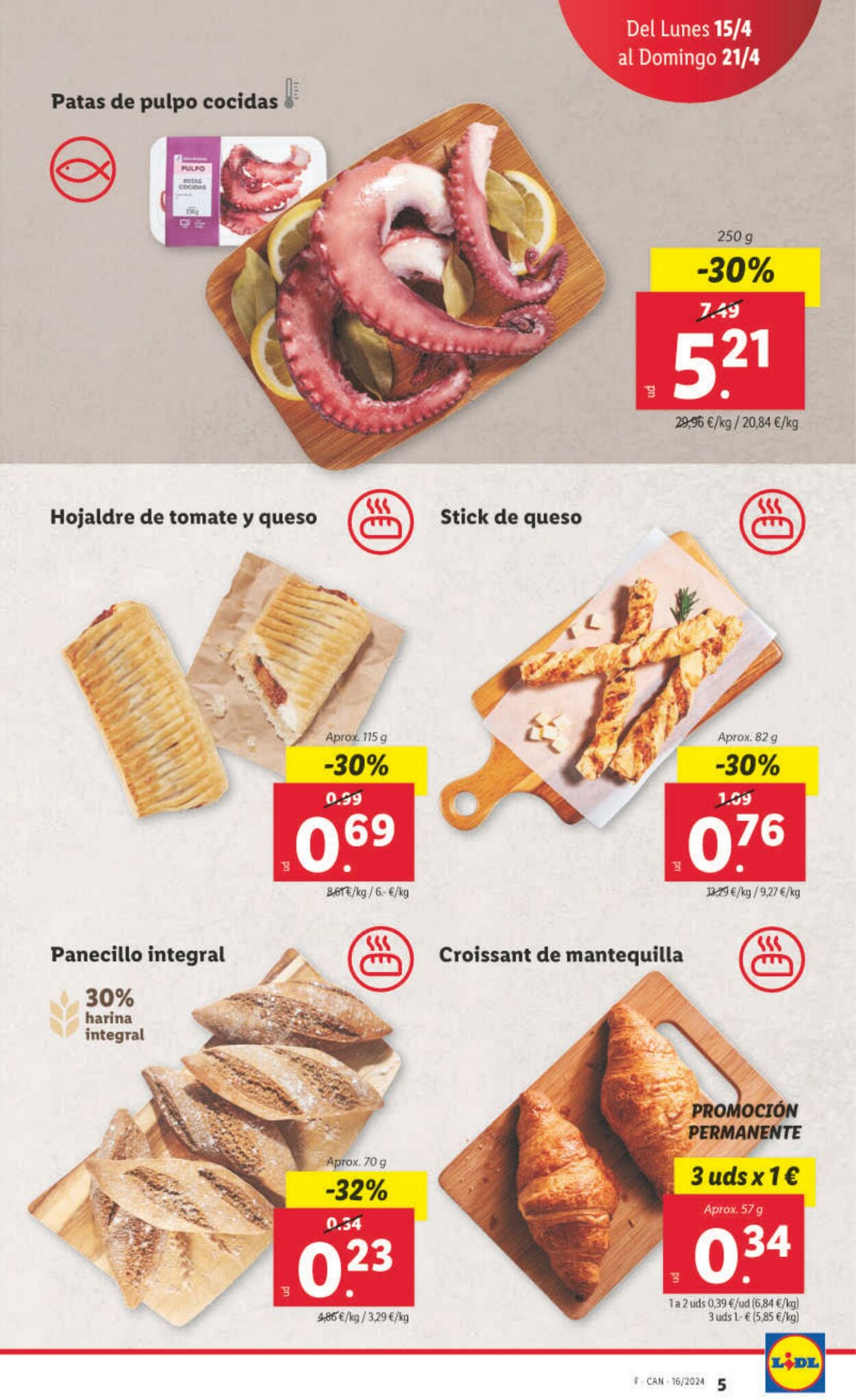 Folleto Lidl 15.04.2024 - 21.04.2024