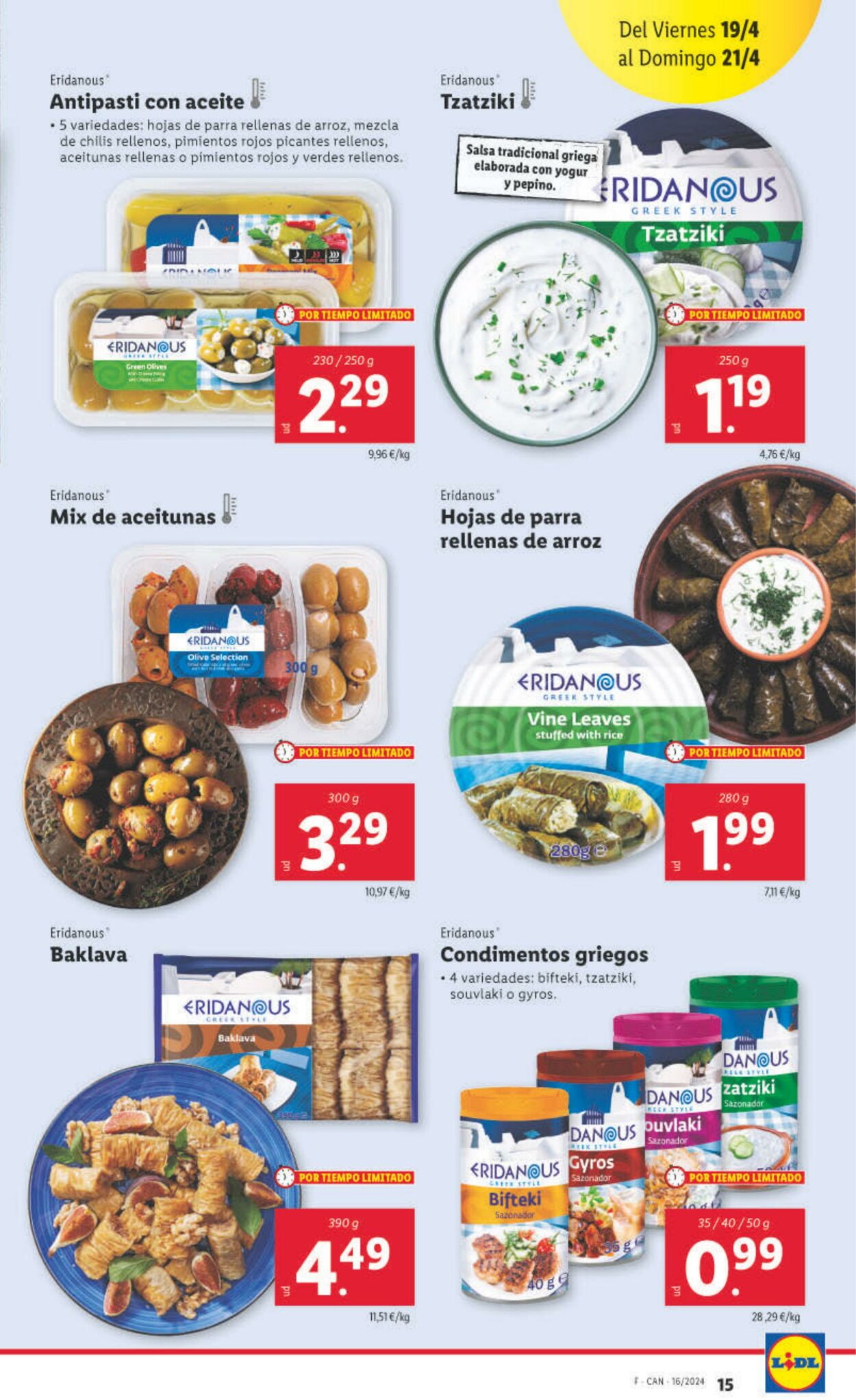 Folleto Lidl 15.04.2024 - 21.04.2024