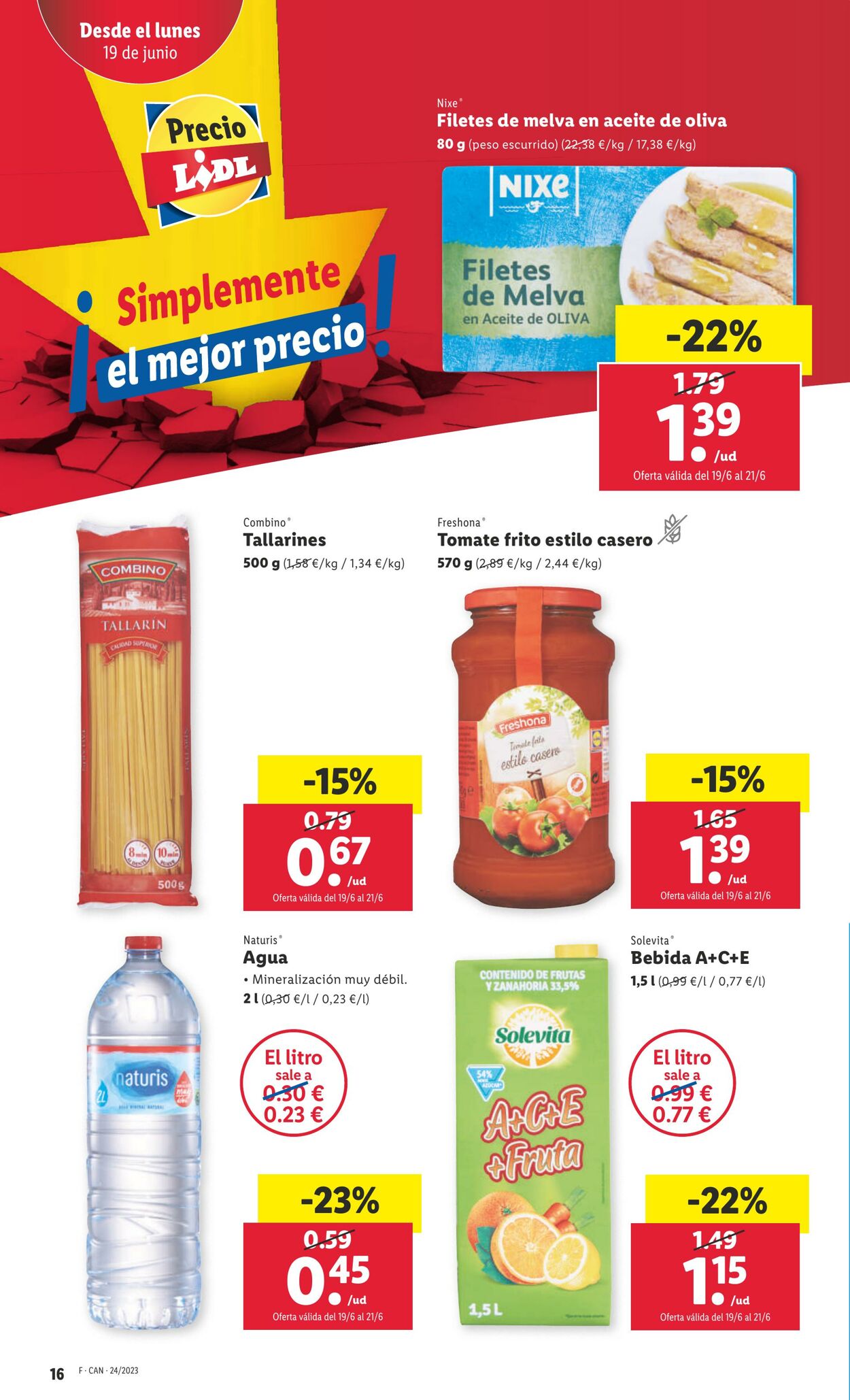 Folleto Lidl 15.06.2023 - 21.06.2023