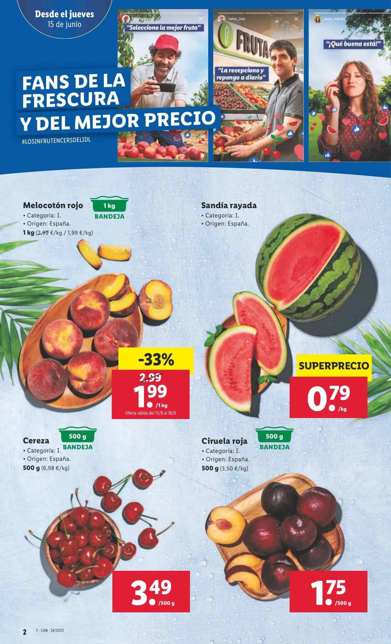 Folleto Lidl 15.06.2023 - 21.06.2023