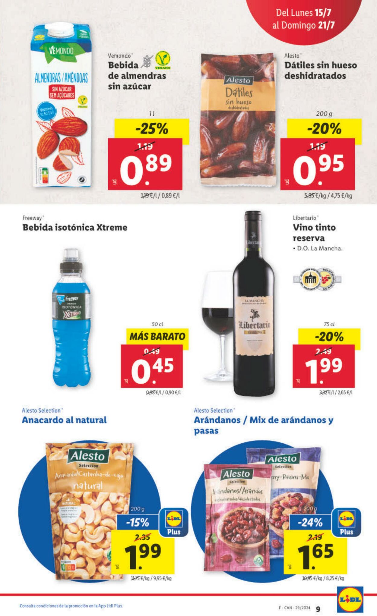 Folleto Lidl 15.07.2024 - 21.07.2024