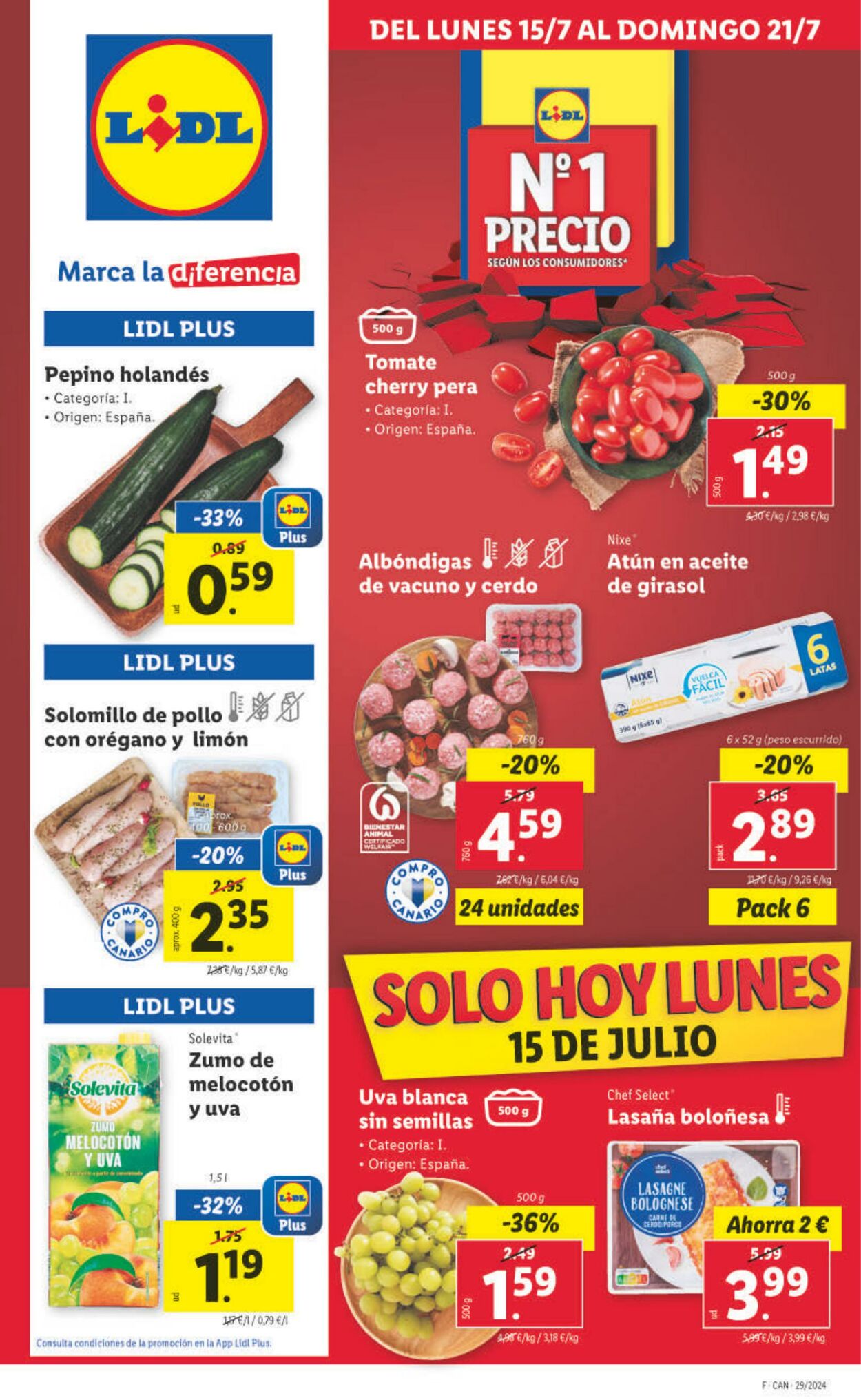 Folleto Lidl 15.07.2024 - 21.07.2024