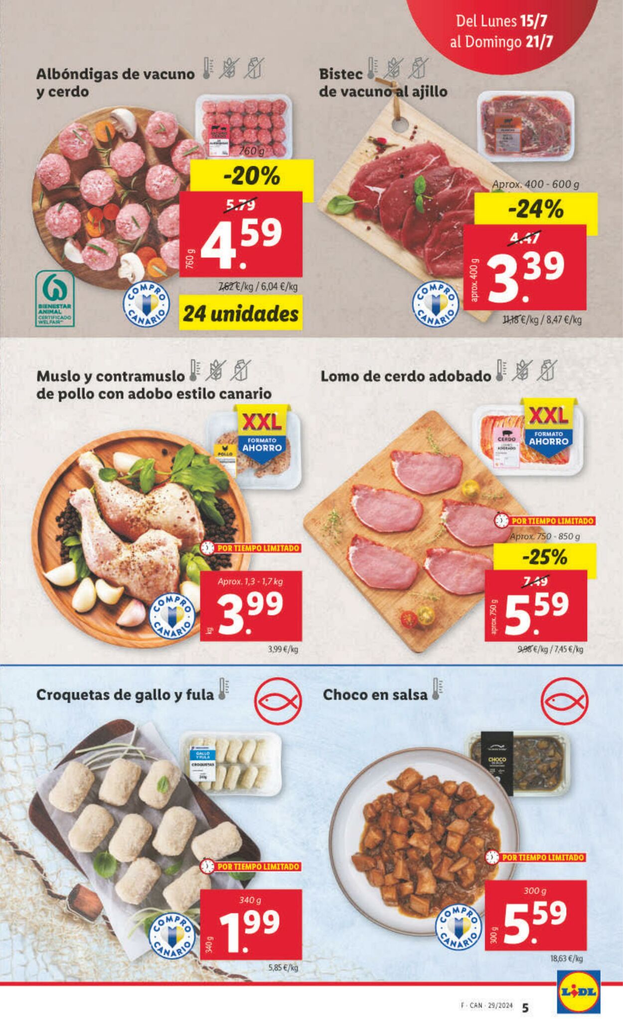 Folleto Lidl 15.07.2024 - 21.07.2024