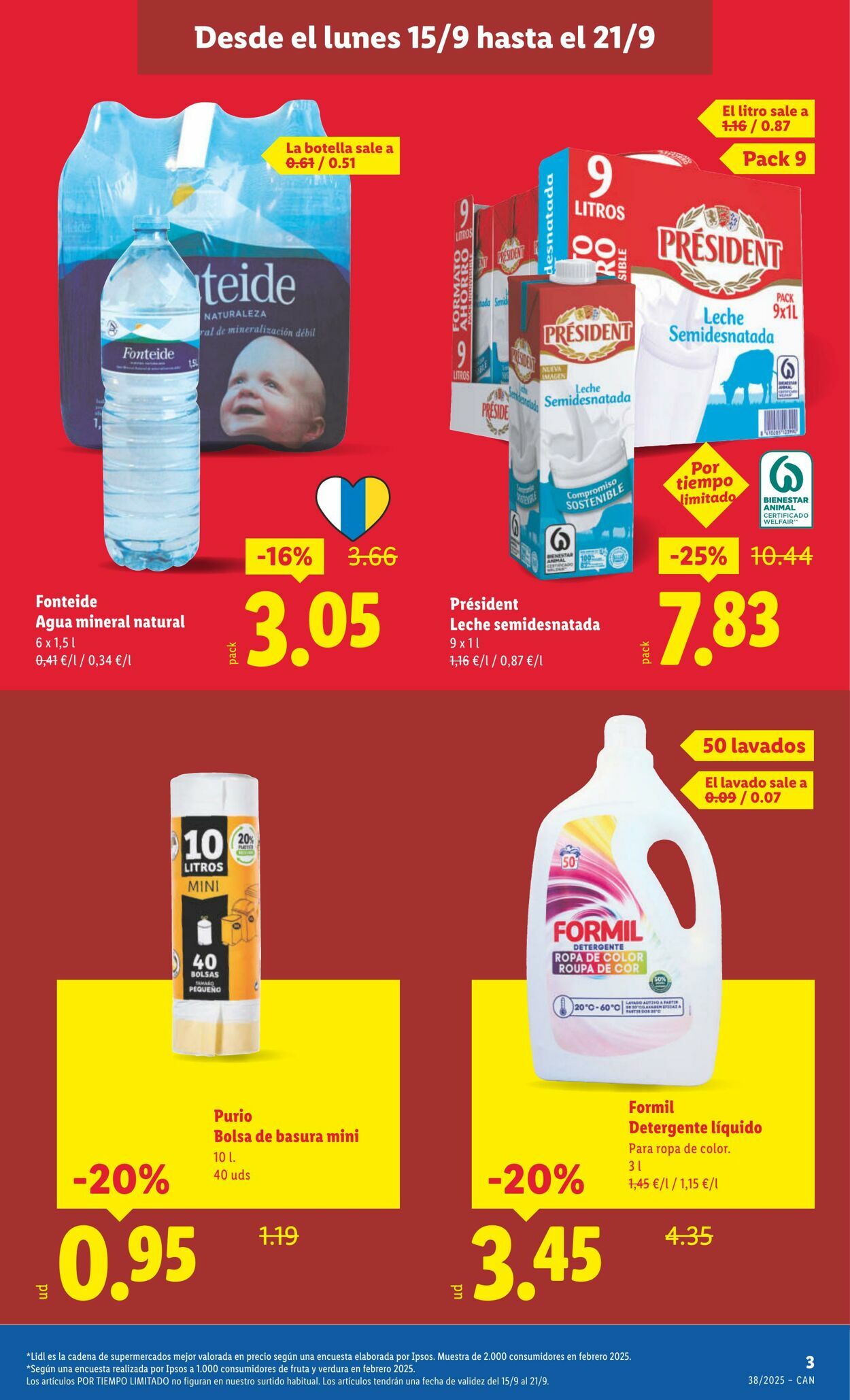 Folleto Lidl 15.09.2025 - 21.09.2025