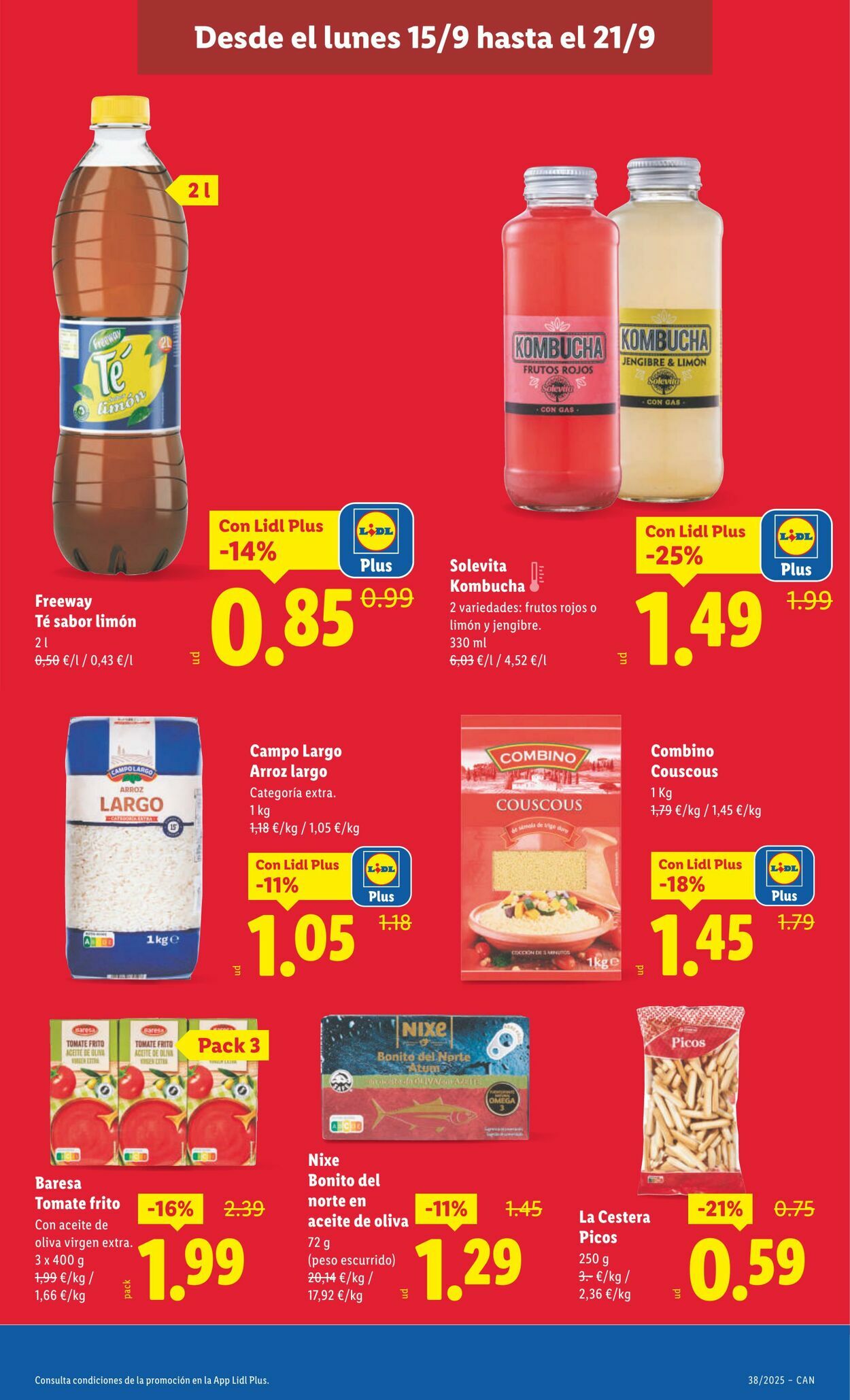 Folleto Lidl 15.09.2025 - 21.09.2025