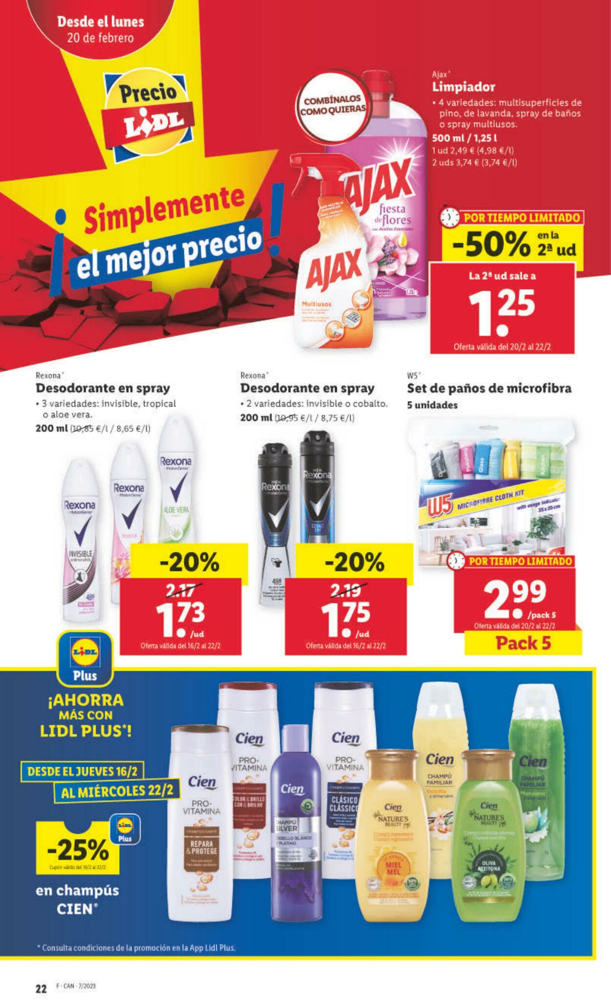 Folleto Lidl 16.02.2023 - 22.02.2023