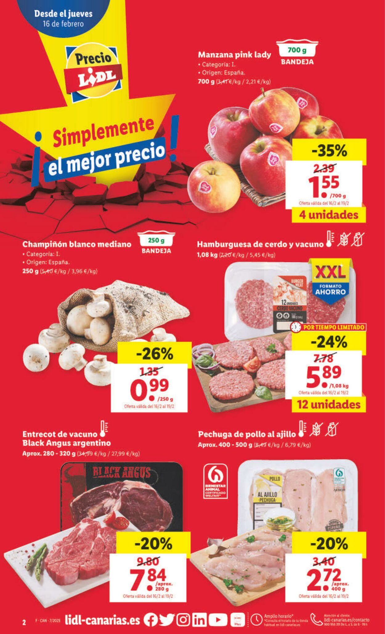 Folleto Lidl 16.02.2023 - 22.02.2023