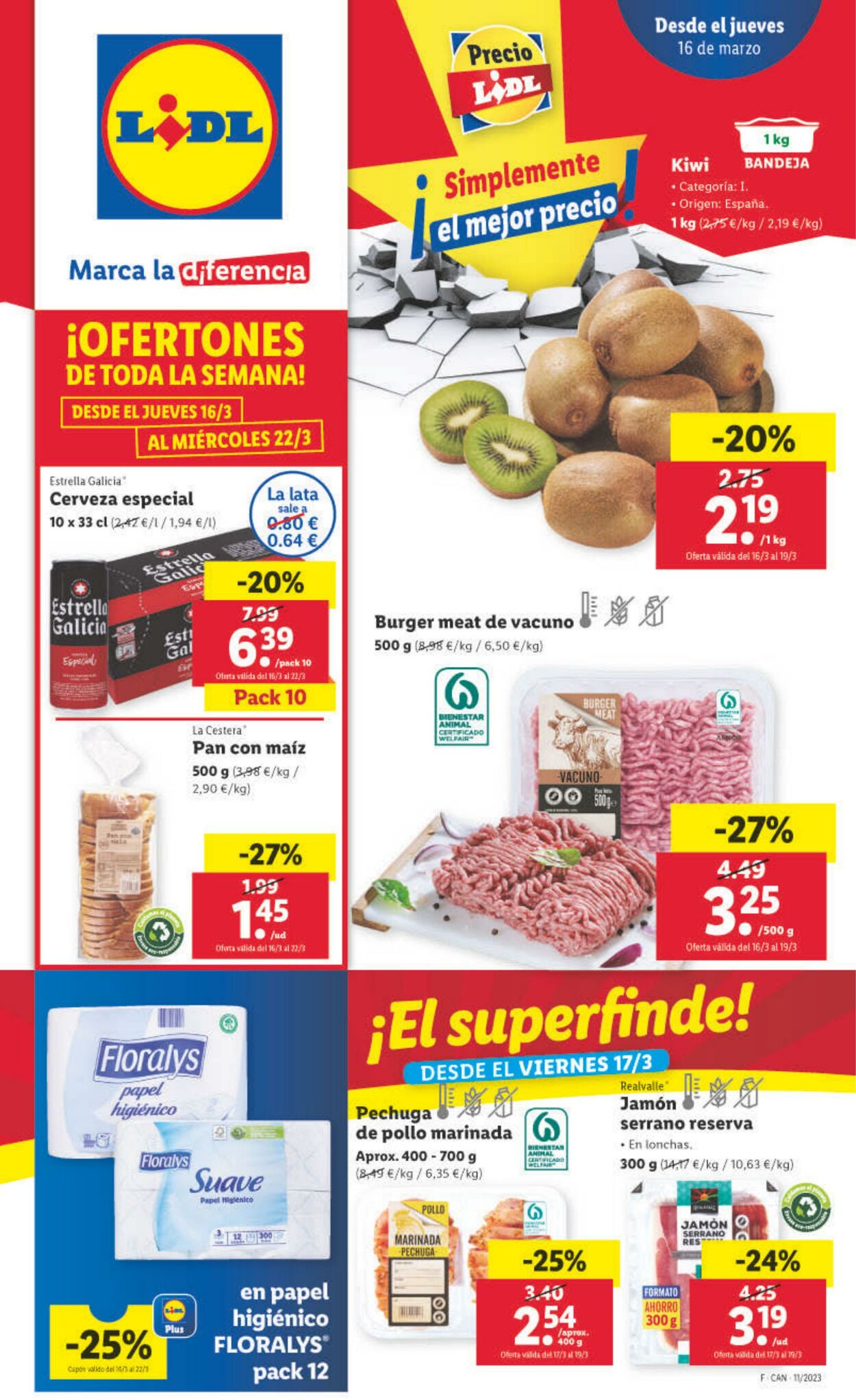 Folleto Lidl 16.03.2023 - 22.03.2023