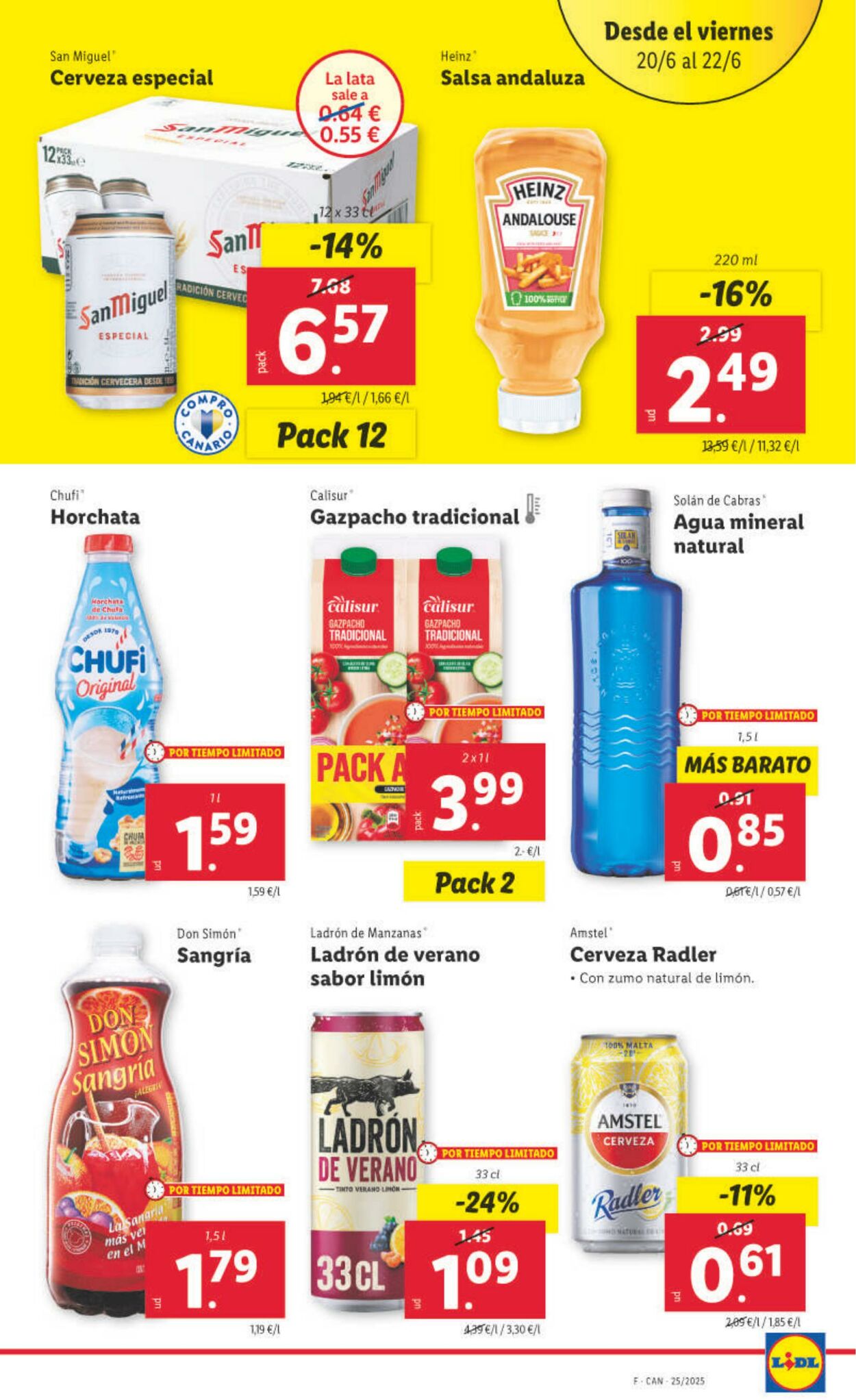 Folleto Lidl 16.06.2025 - 22.06.2025