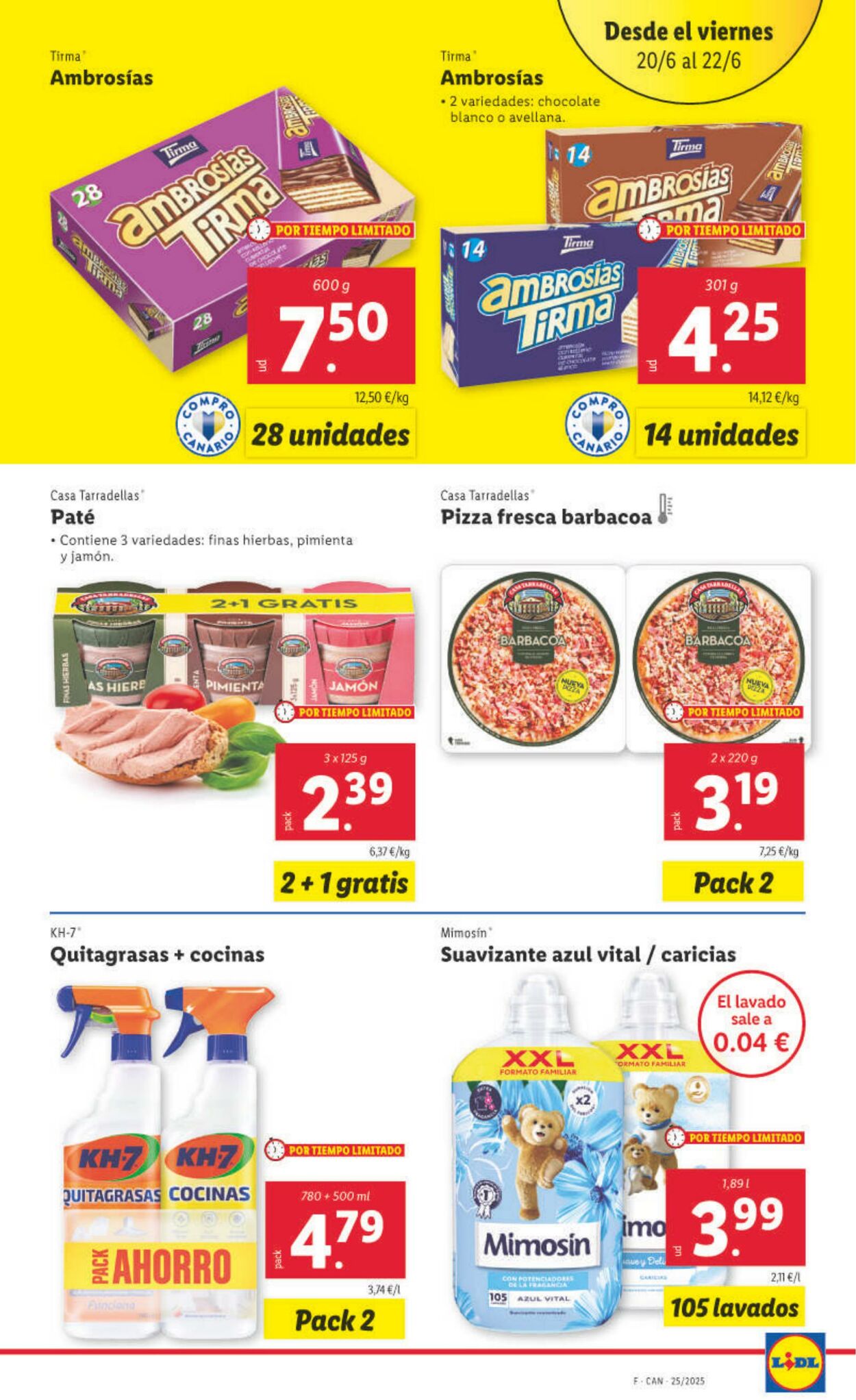 Folleto Lidl 16.06.2025 - 22.06.2025