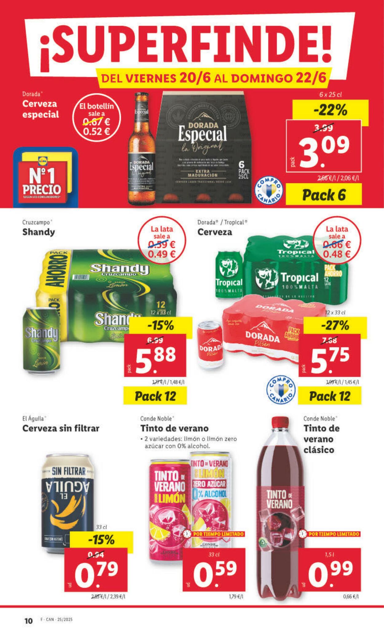 Folleto Lidl 16.06.2025 - 22.06.2025