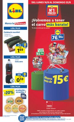 Folleto Lidl 16.06.2025 - 22.06.2025