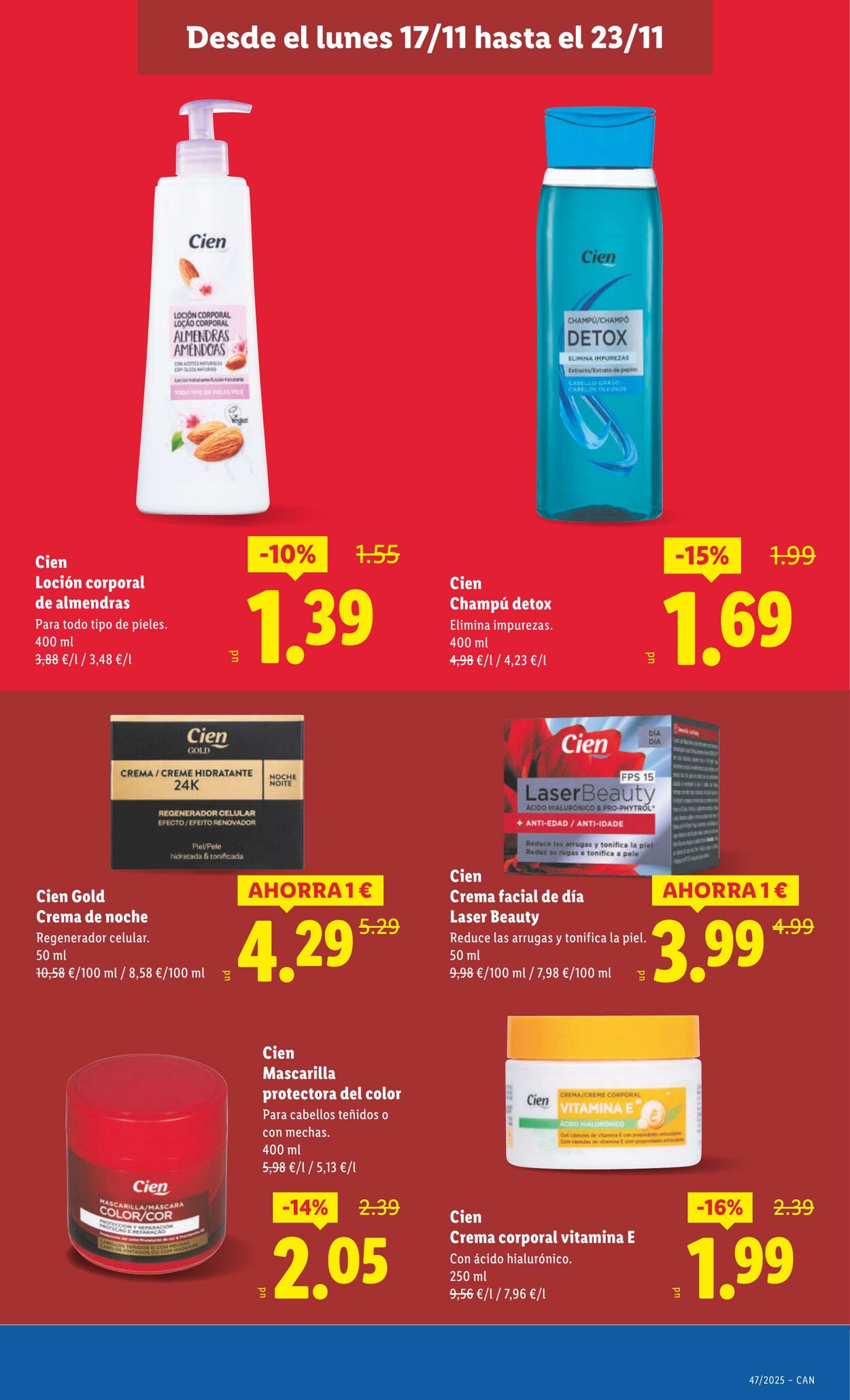 Folleto Lidl 17.11.2025 - 23.11.2025