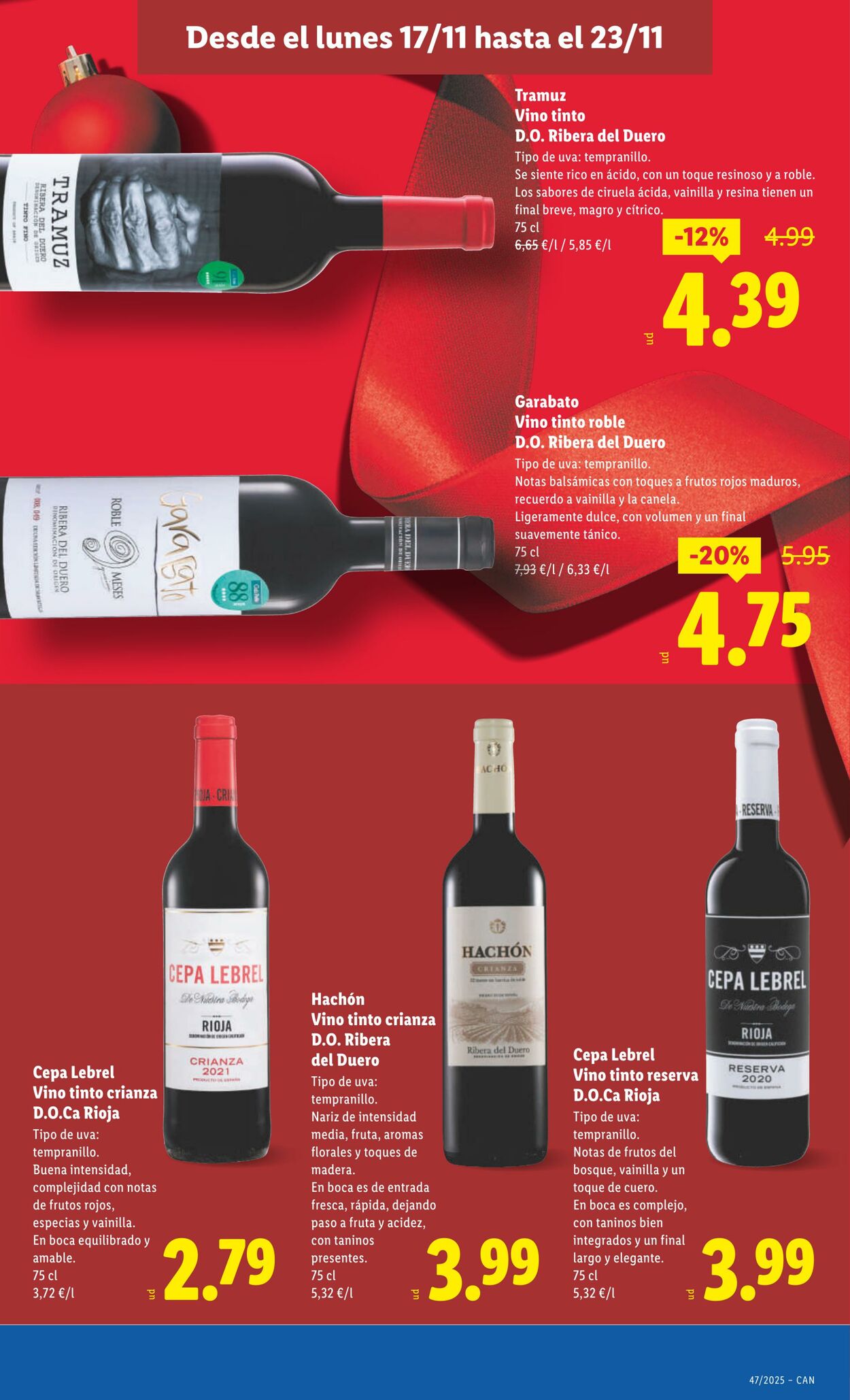 Folleto Lidl 17.11.2025 - 23.11.2025