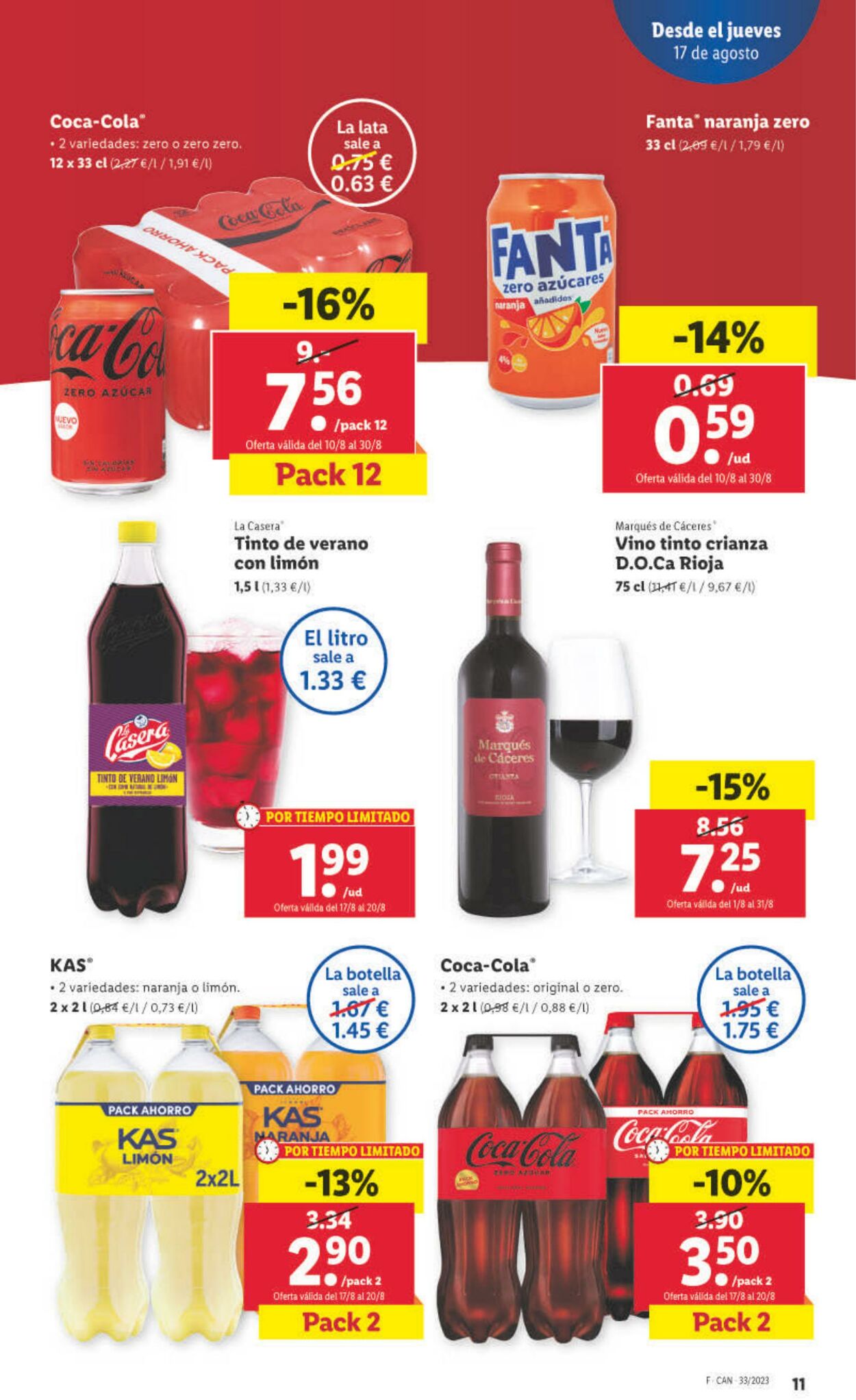 Folleto Lidl 17.08.2023 - 23.08.2023